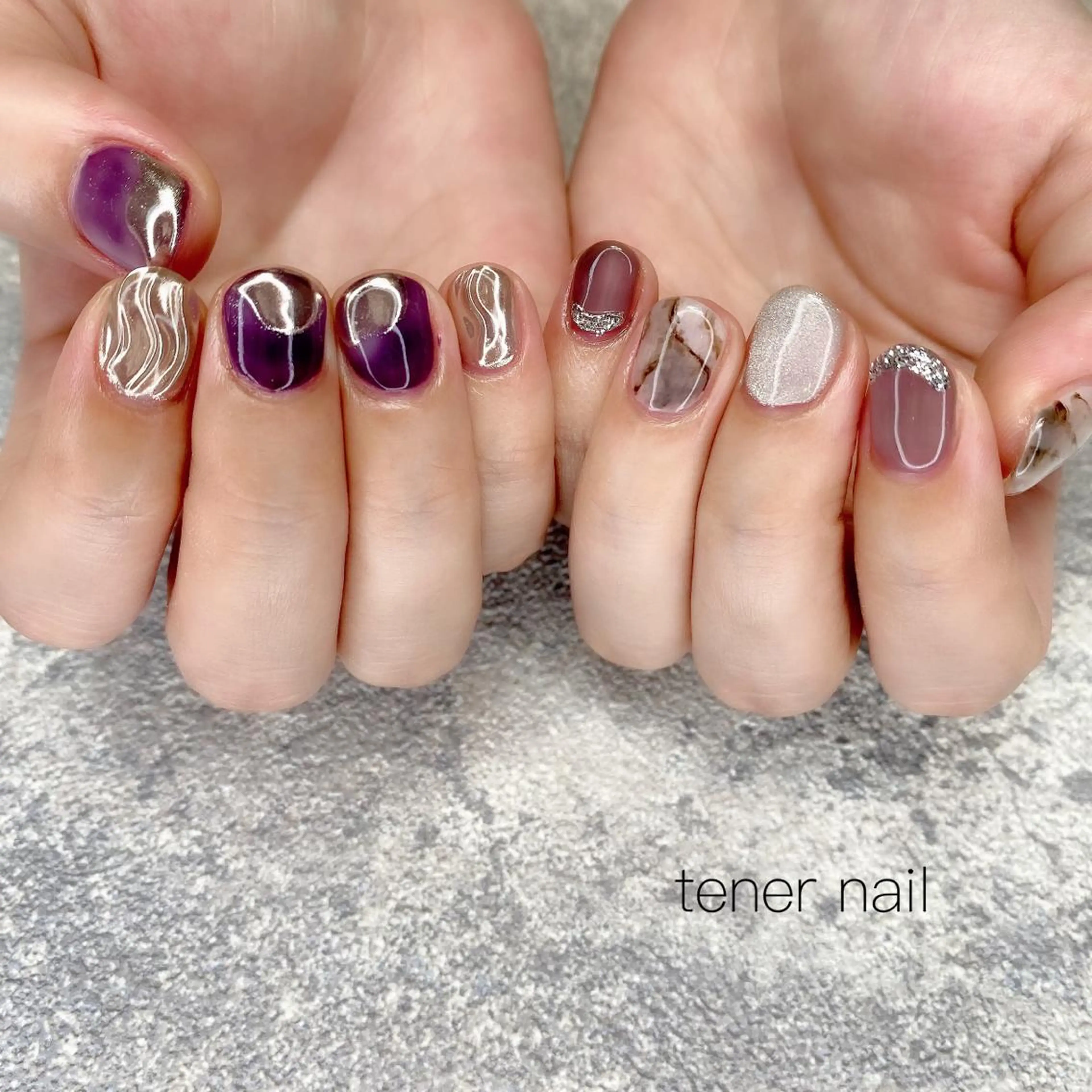 ネイル ニュアンスネイル テネルネイル tener nailのネイルデザイン