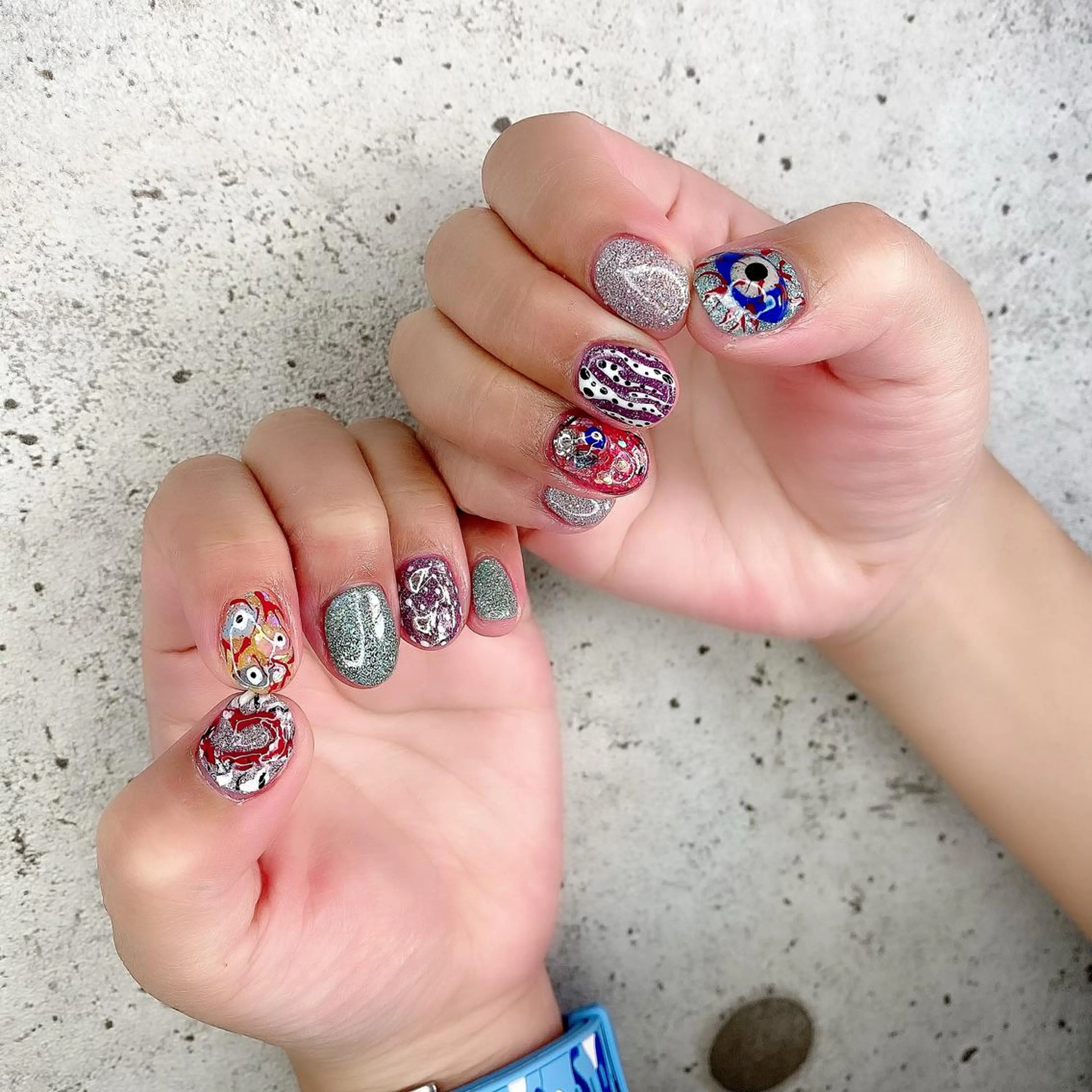 ショート キッズ ネイル マツエク・マツパ ジェルネイル パラジェル Salon Ｋのネイルデザイン