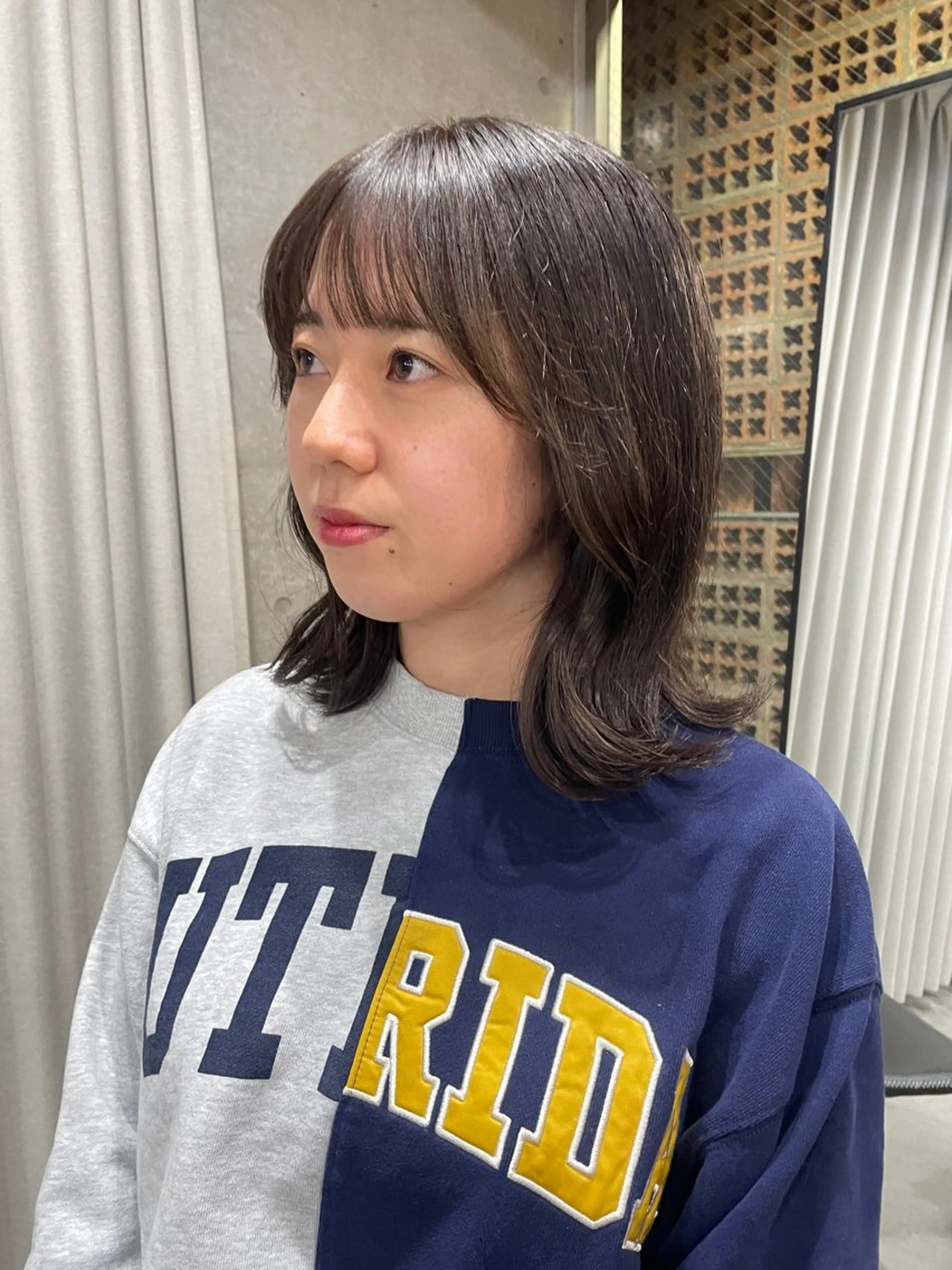 ミディアム カラー カット ヘアカラー トリートメント 表参道🌿赤み消し カラー/チナツのヘアスタイル