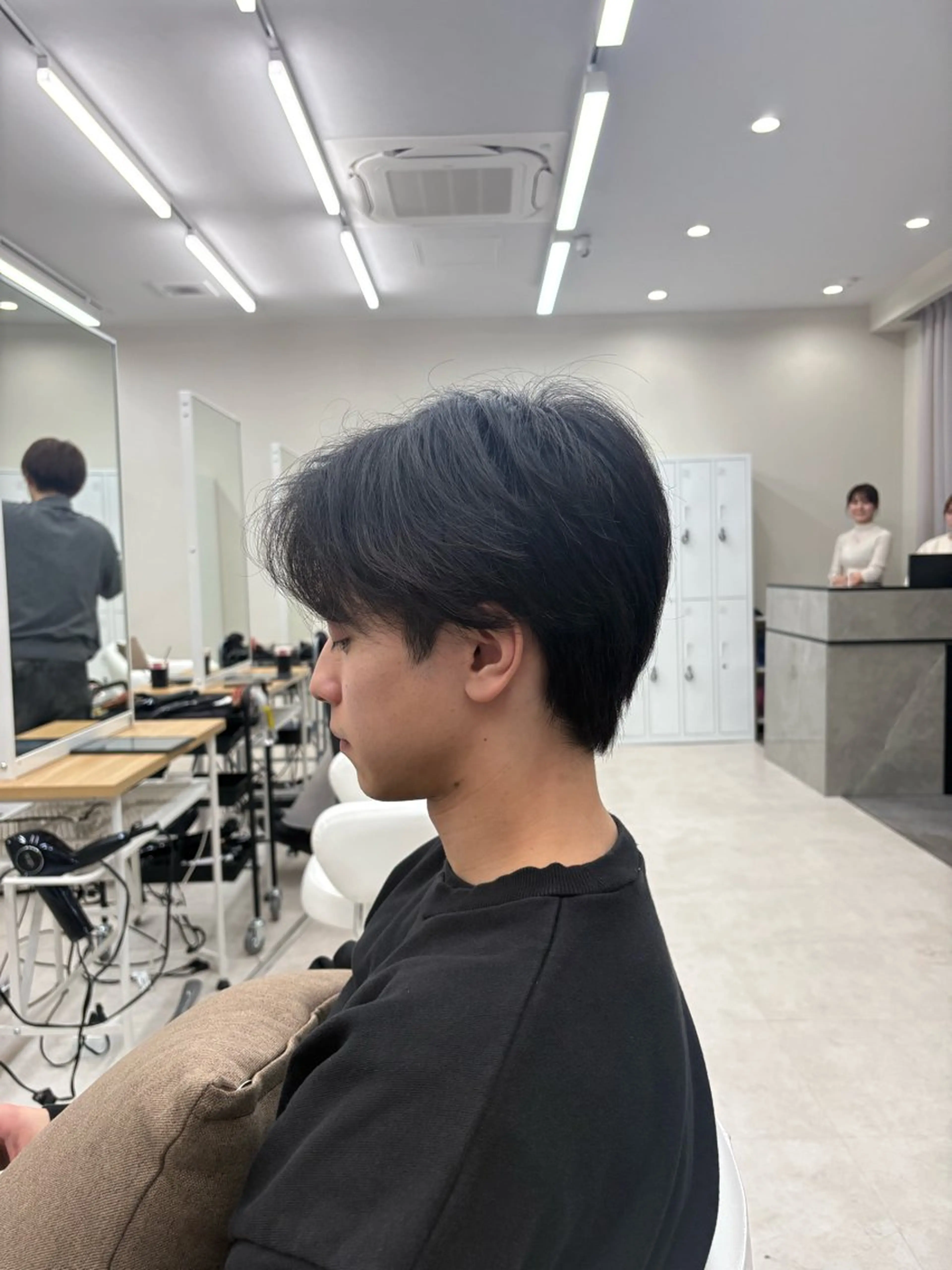 ミディアム 似合わせカット トリートメント manami/ ショート/メンズのヘアスタイル