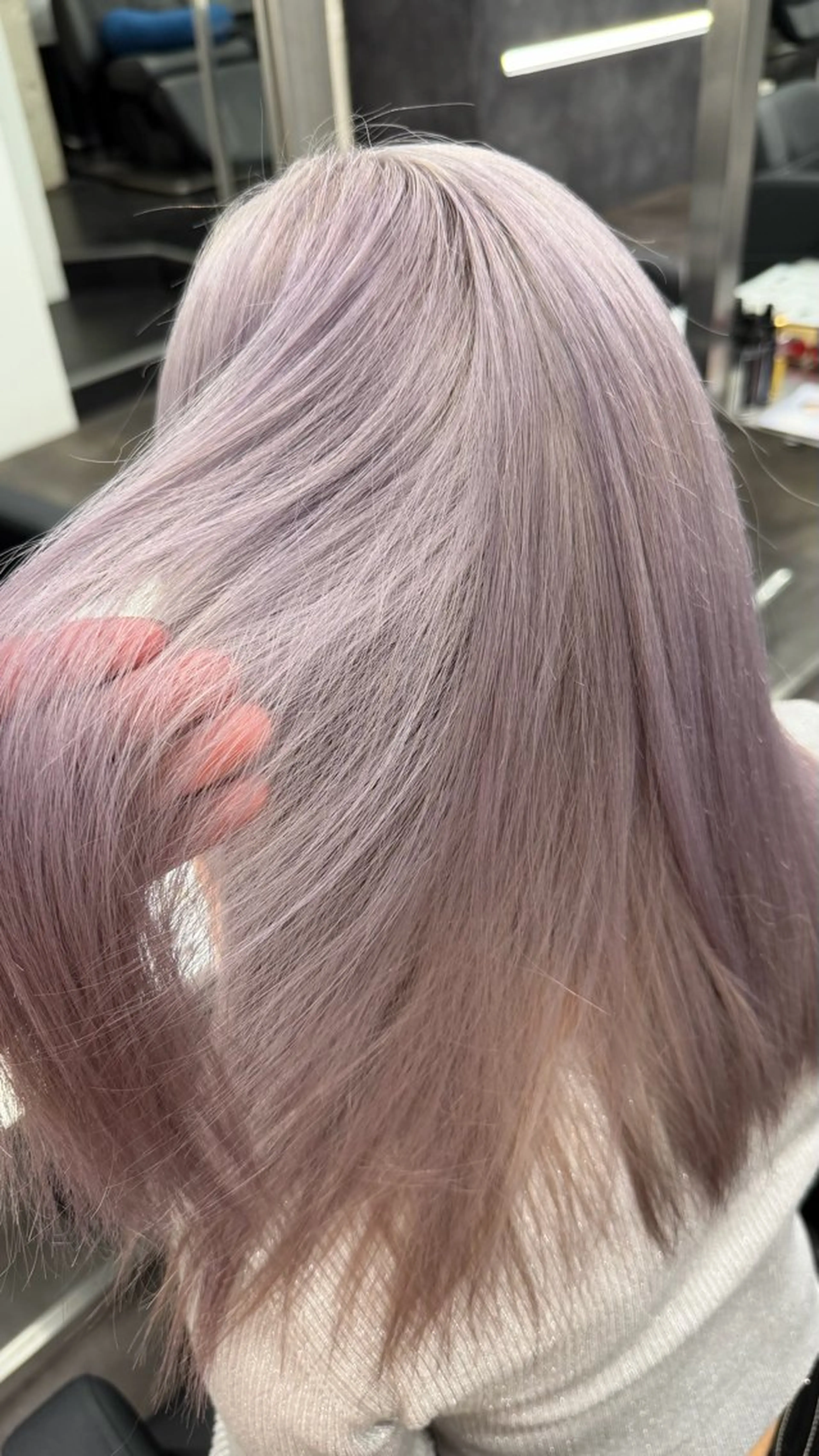 ブリーチ(リタッチ)+カラーの写真