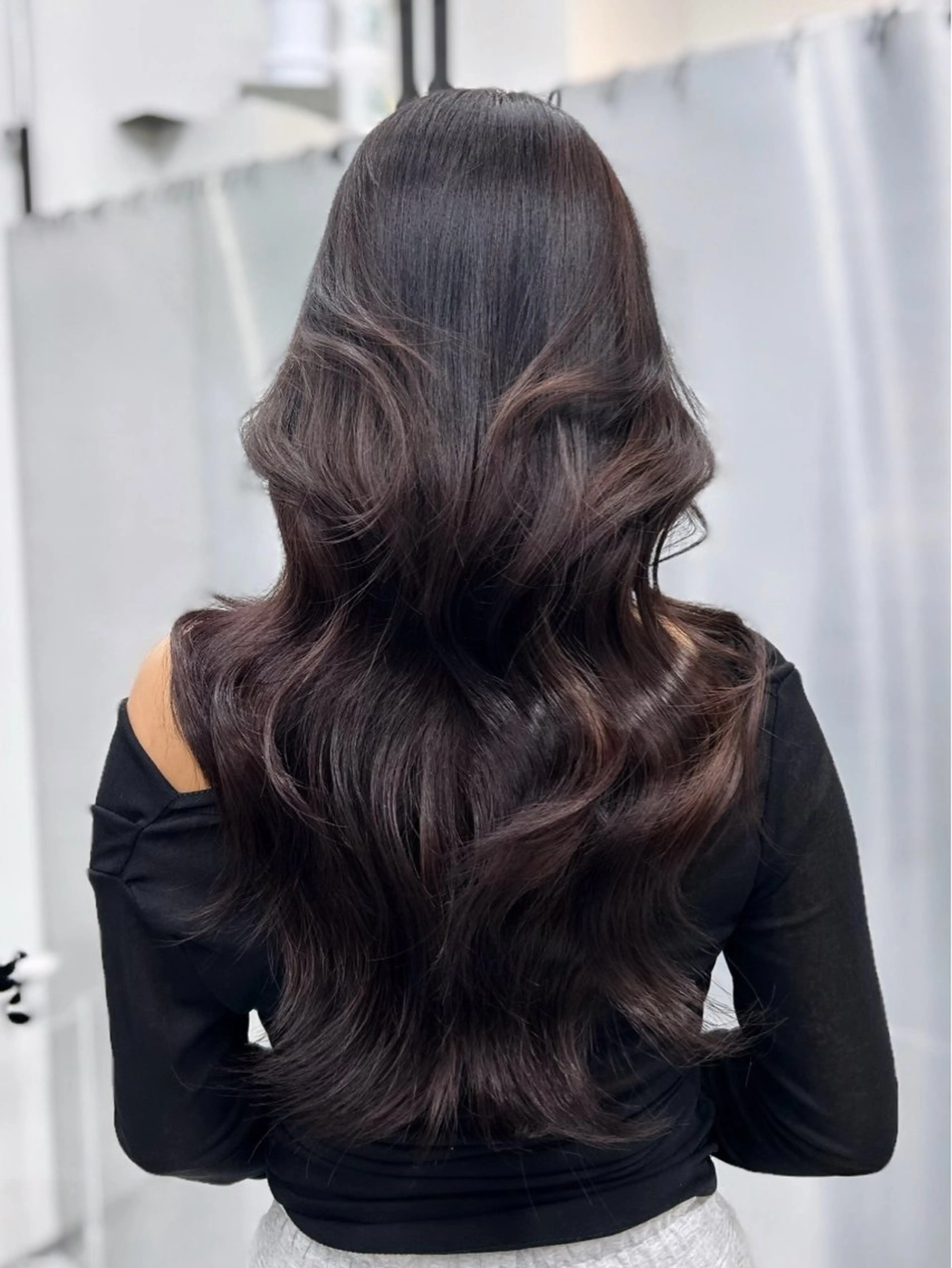 ロング カット ヘアカラー トリートメント LOMKH所属・シールエクステ/ レイヤーカット/達也のヘアスタイル