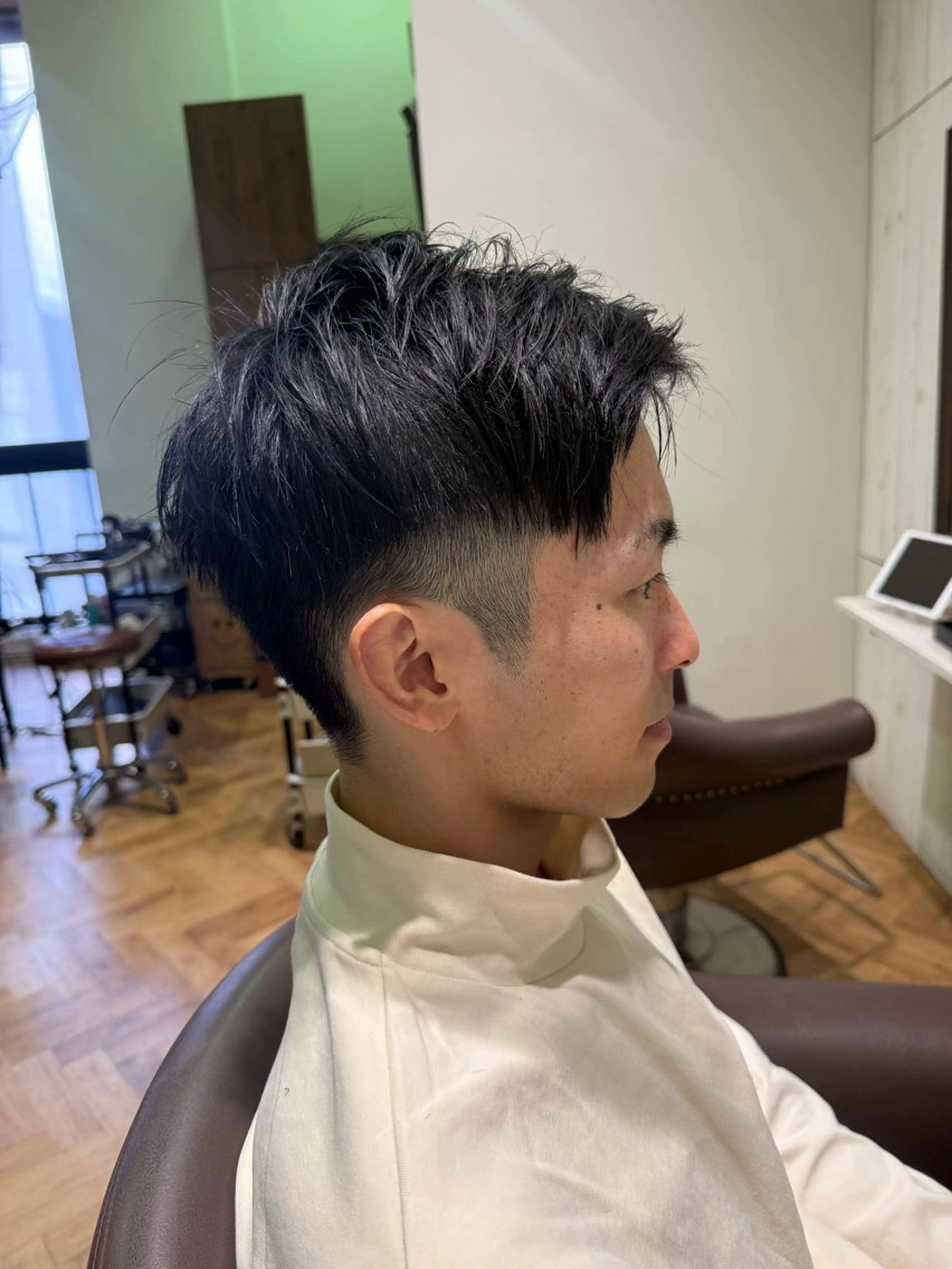 ショート メンズ メンズショート ショートヘア 溝口 槙里也のヘアスタイル