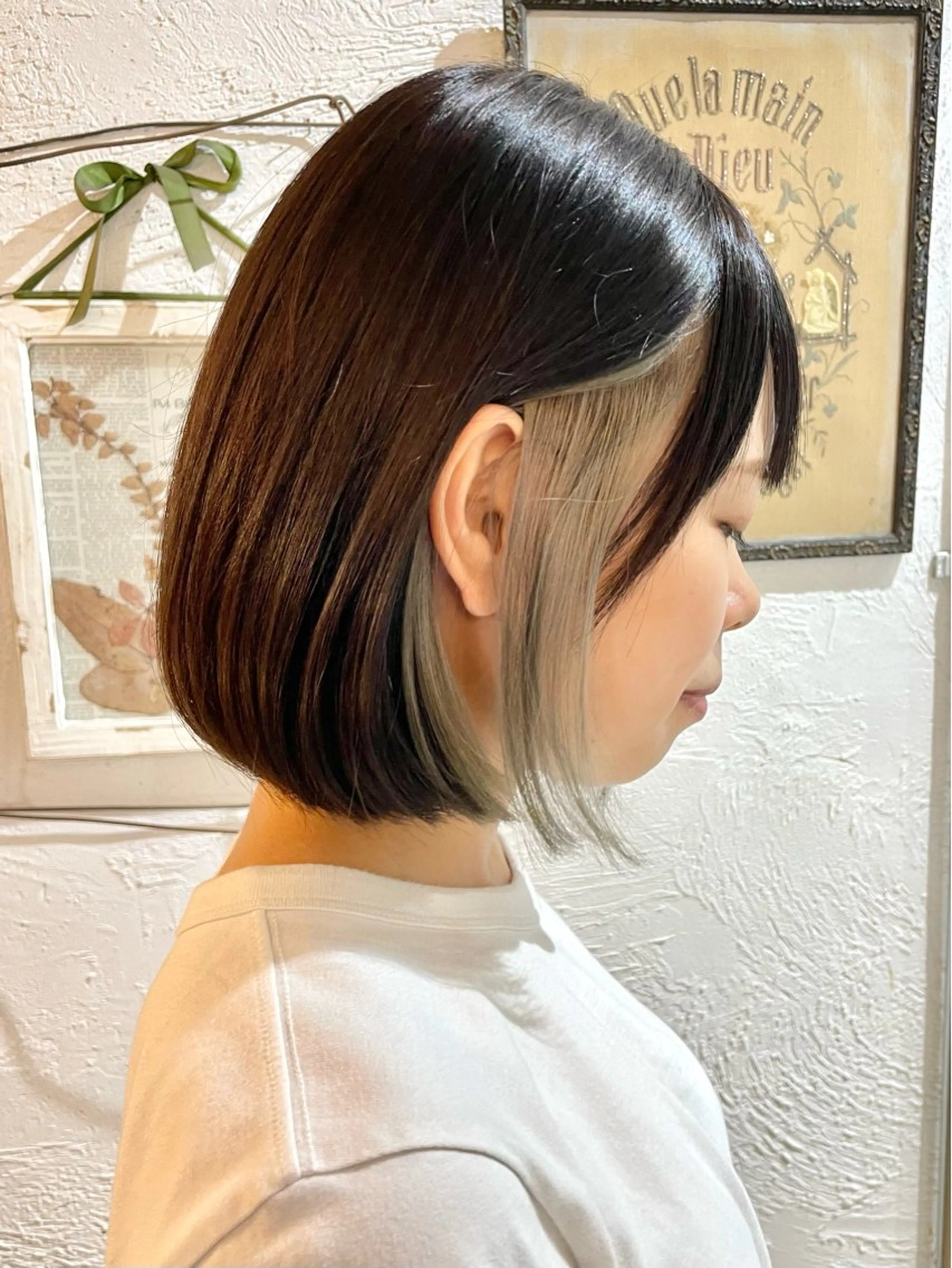 ショート カラー 岡田 恭明のヘアスタイル