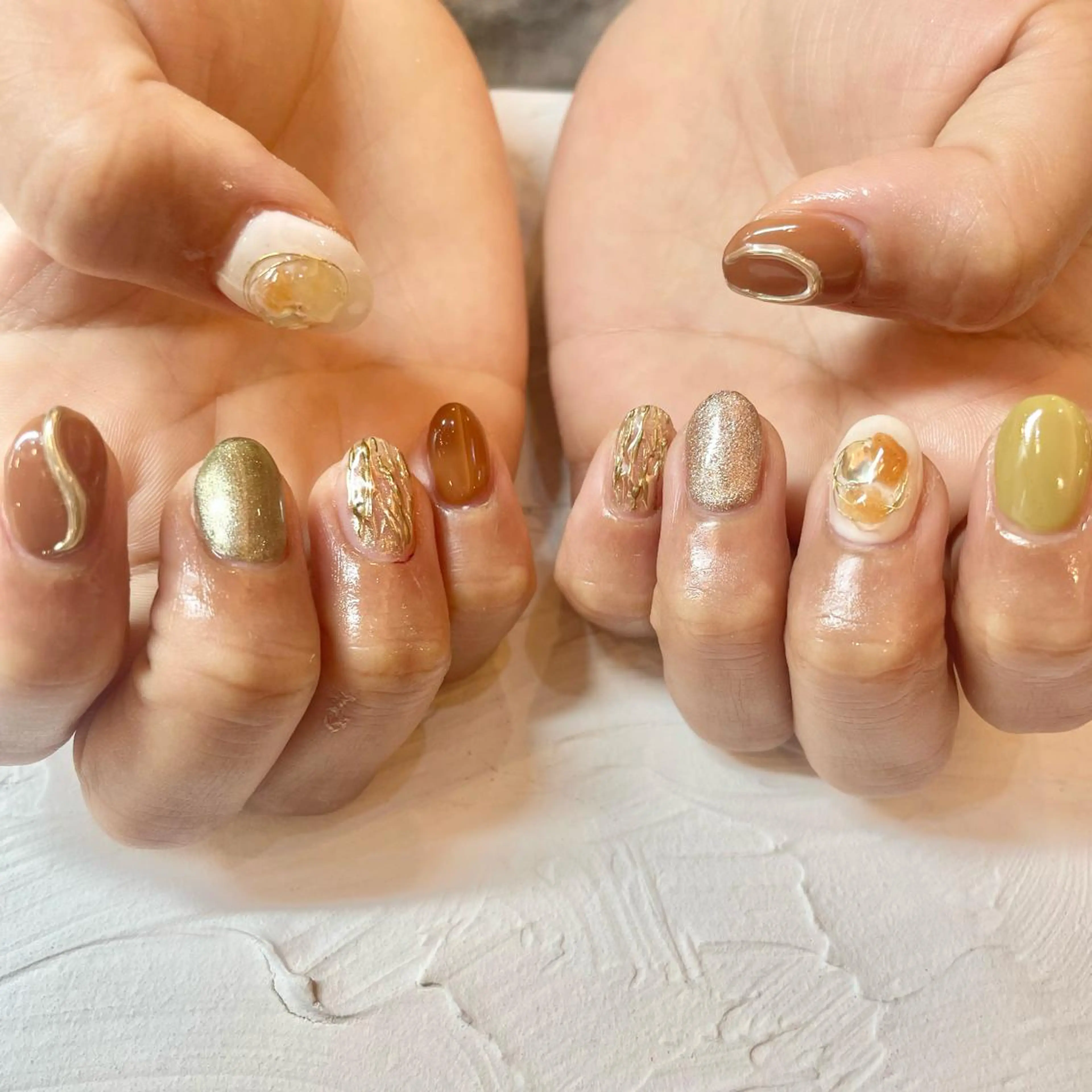 ネイル ニュアンスネイル ハンドネイル フットネイル 🎀AYAKO 🎀中韓ネイルのネイルデザイン