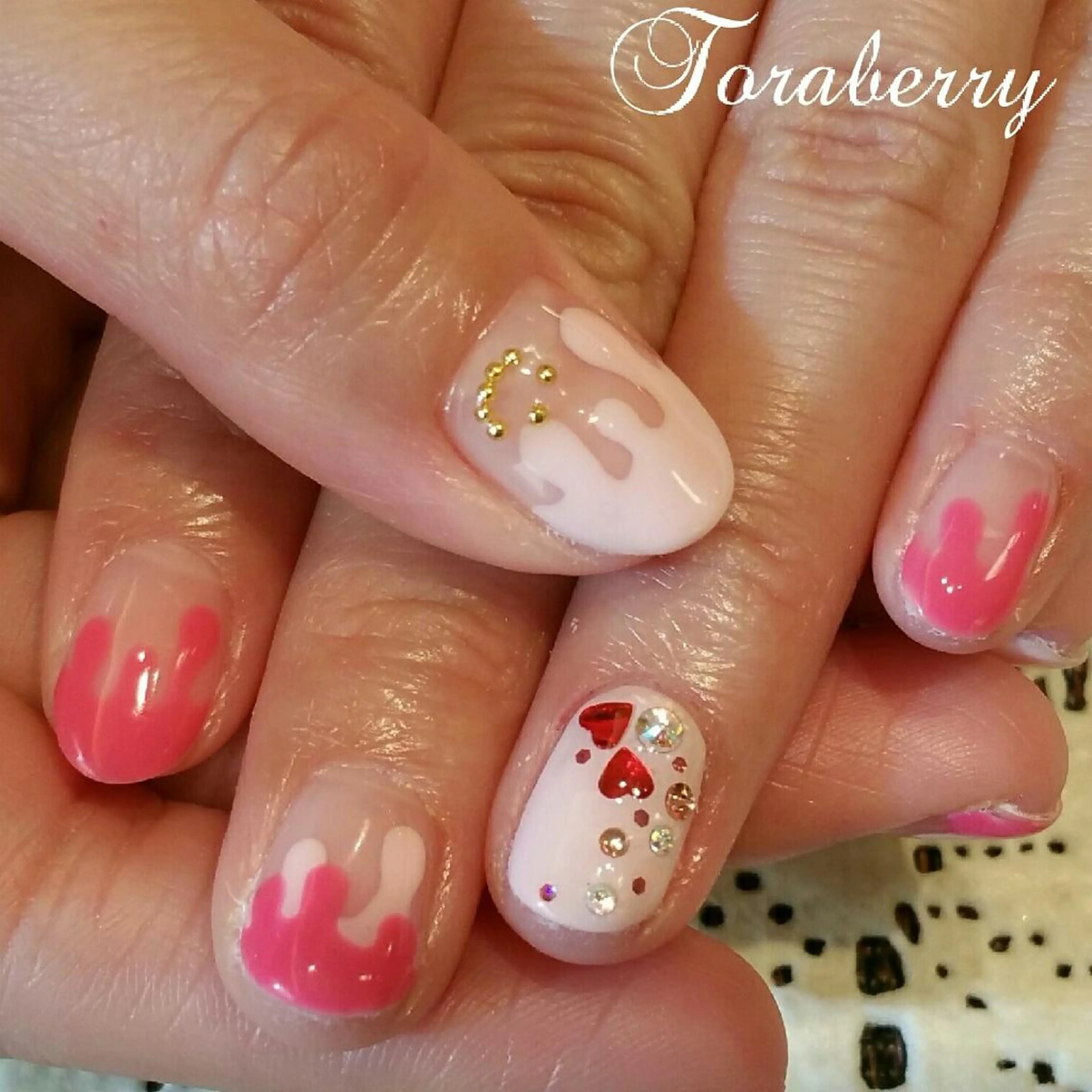 ネイル バレンタイン ネイリスト なつみのネイルデザイン