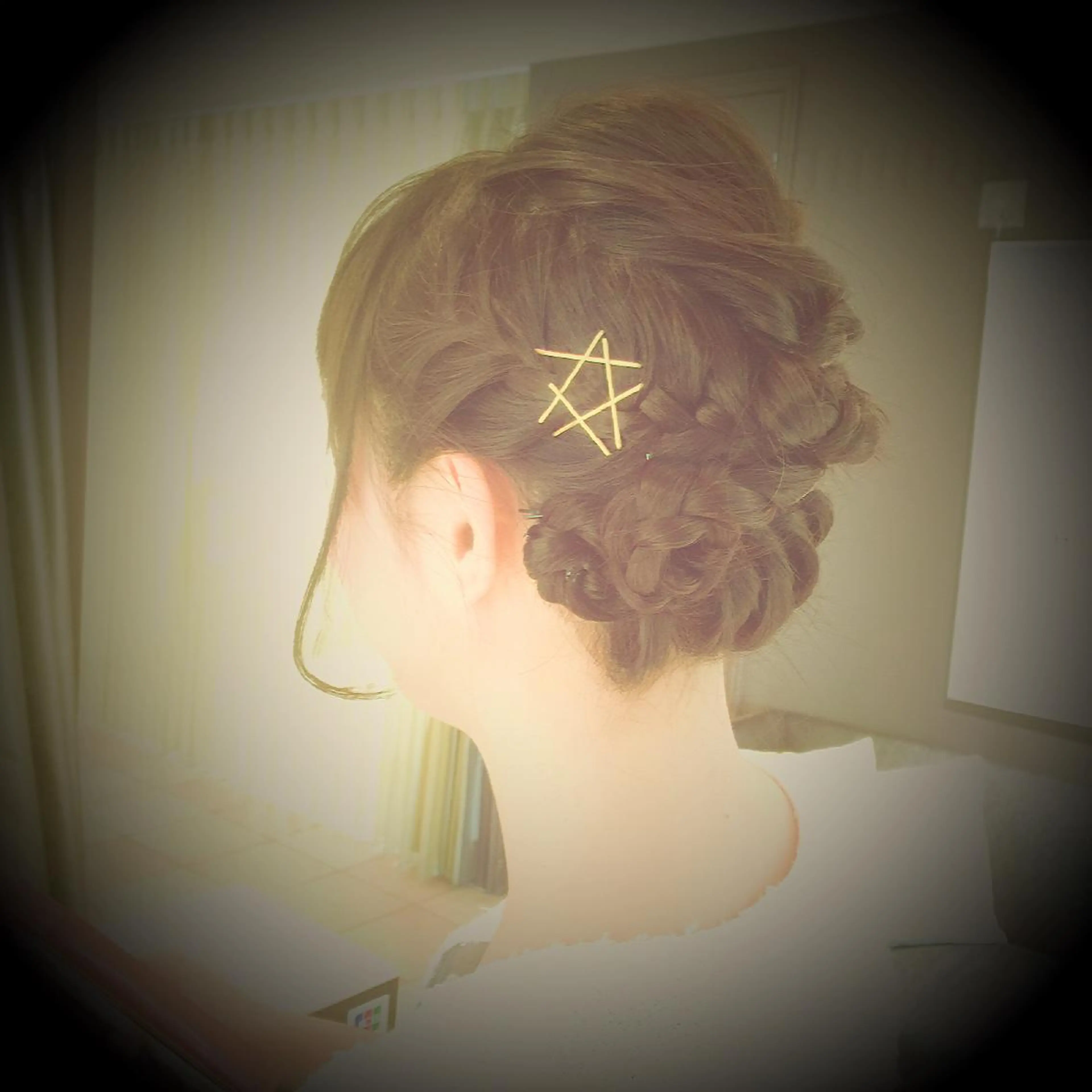 セミロング ヘアアレンジ ハットリ ユウイチのヘアスタイル