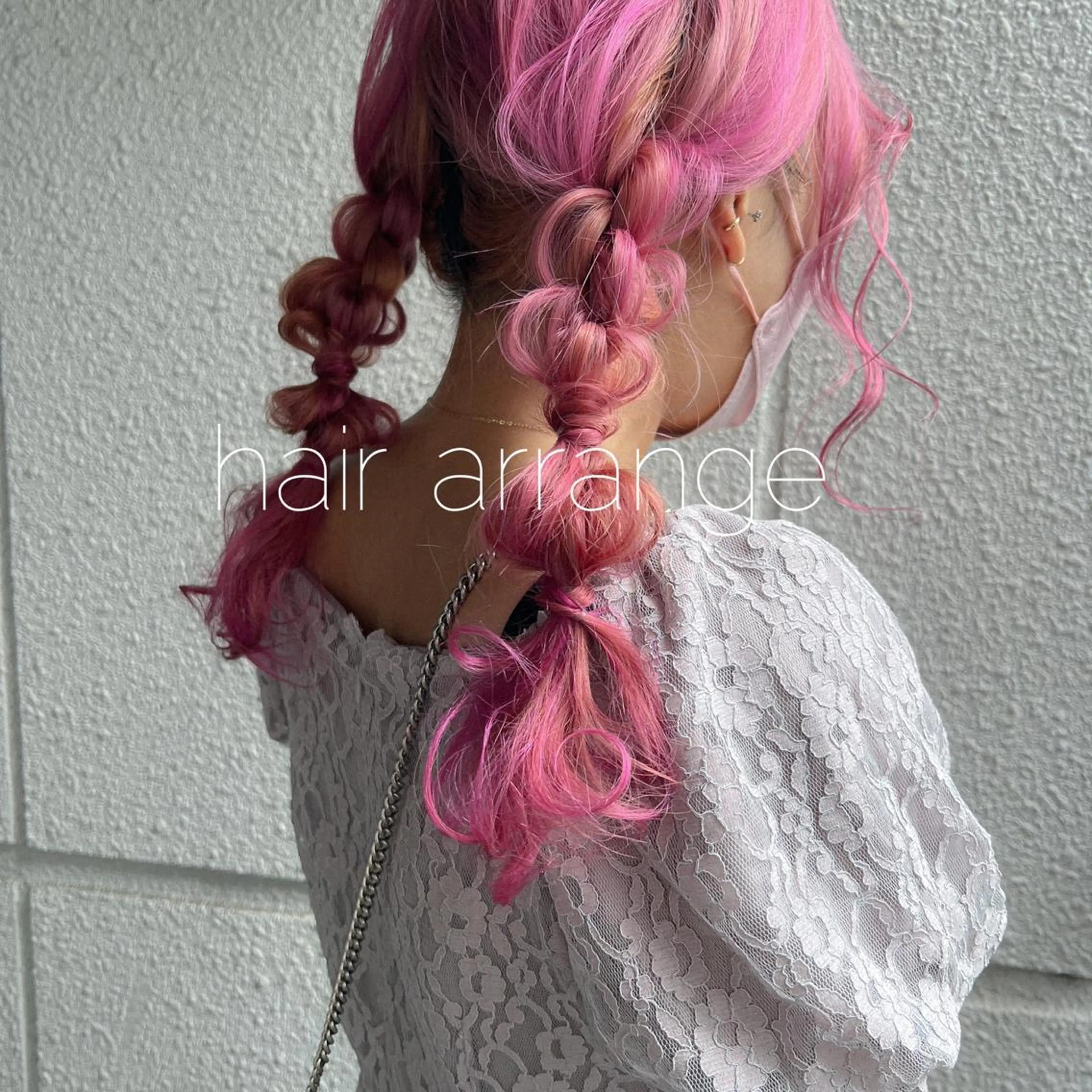 セミロング ヘアアレンジ ヘアセット カラーパティシエ facce🌼ikoのヘアスタイル