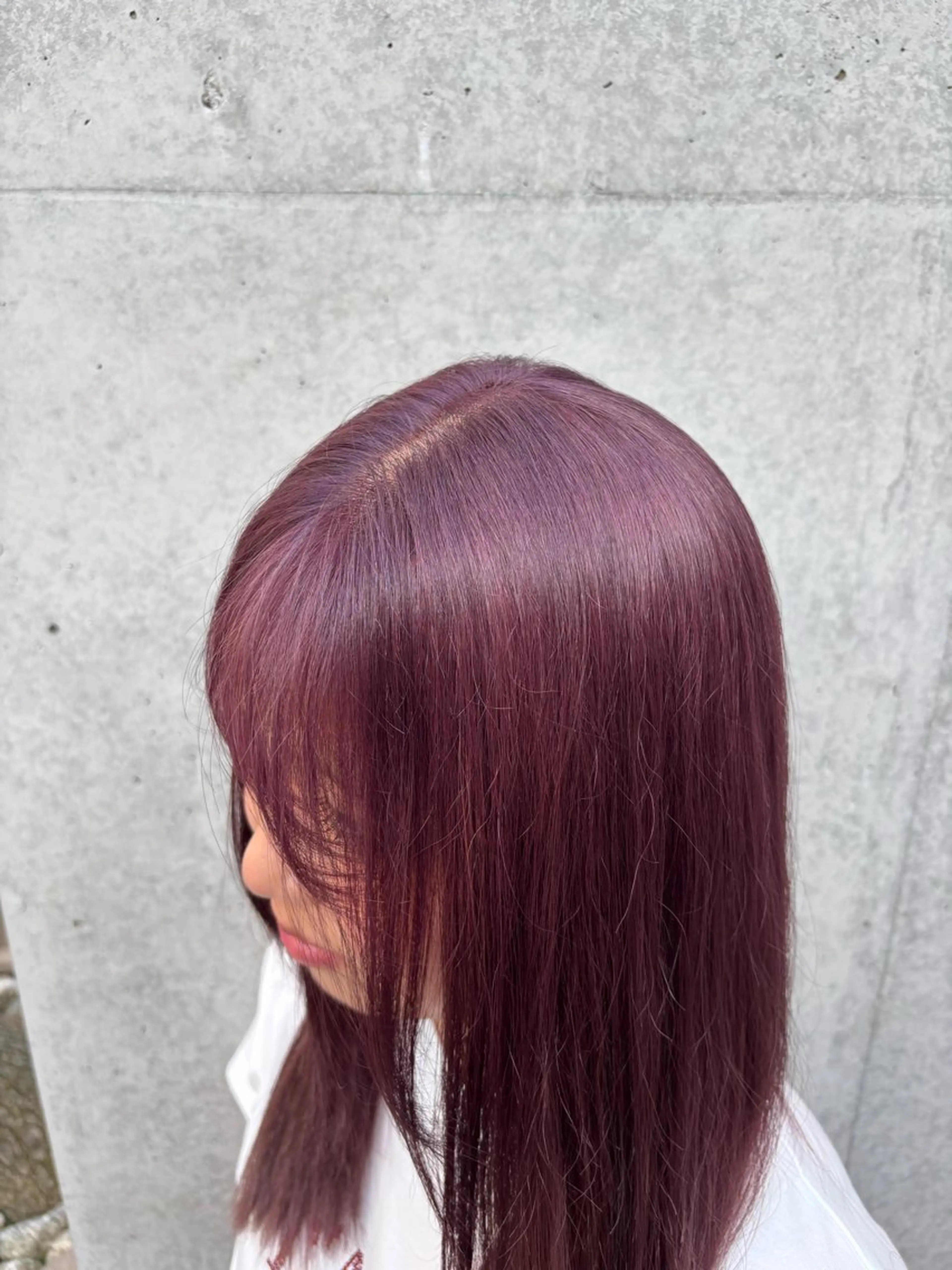 セミロング カラー ヘアカラー トリートメント SHO 👻原宿 /艶カラーのヘアスタイル