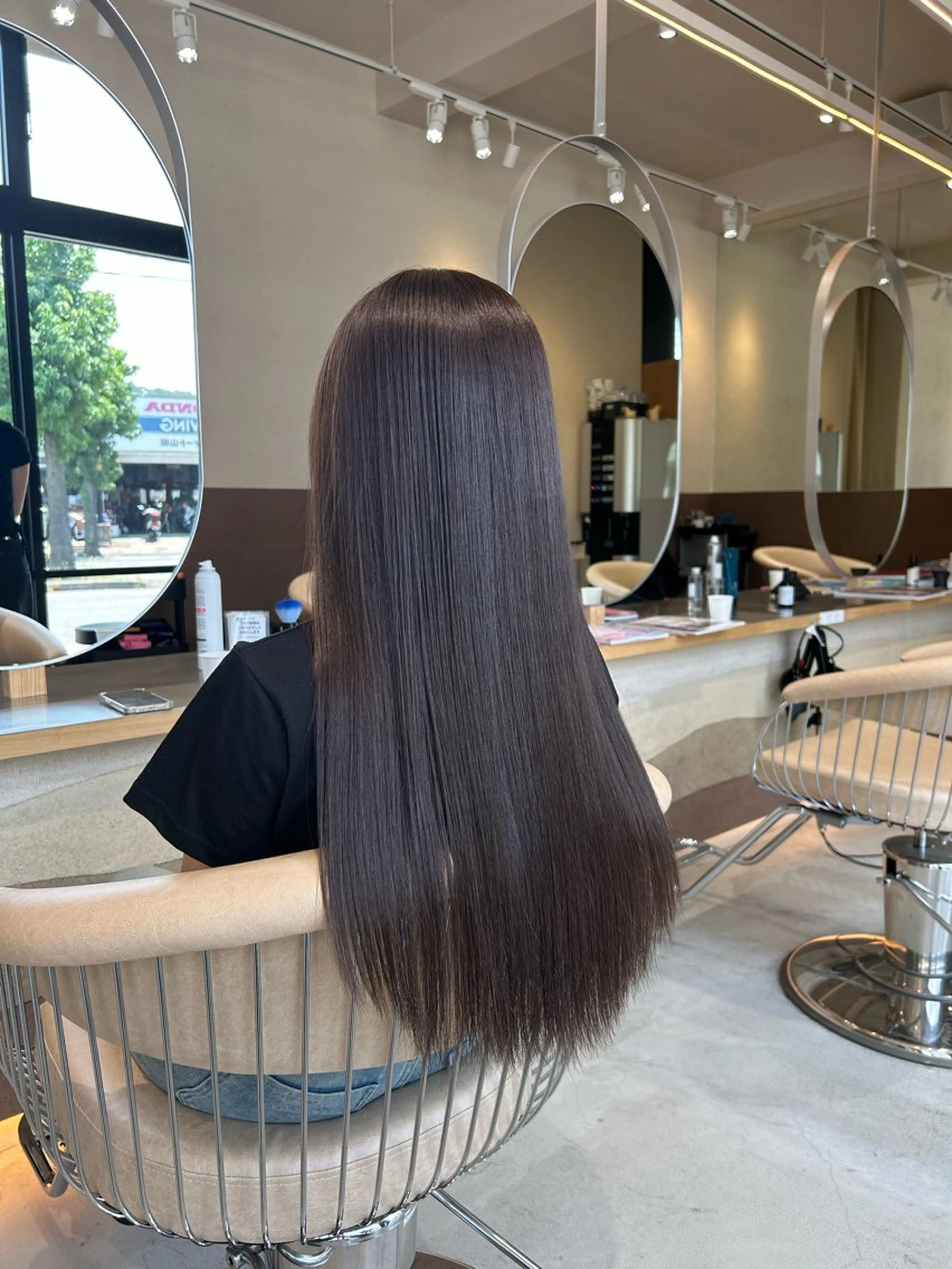 ロング カラー ヘアカラー 平田 悠馬のヘアスタイル