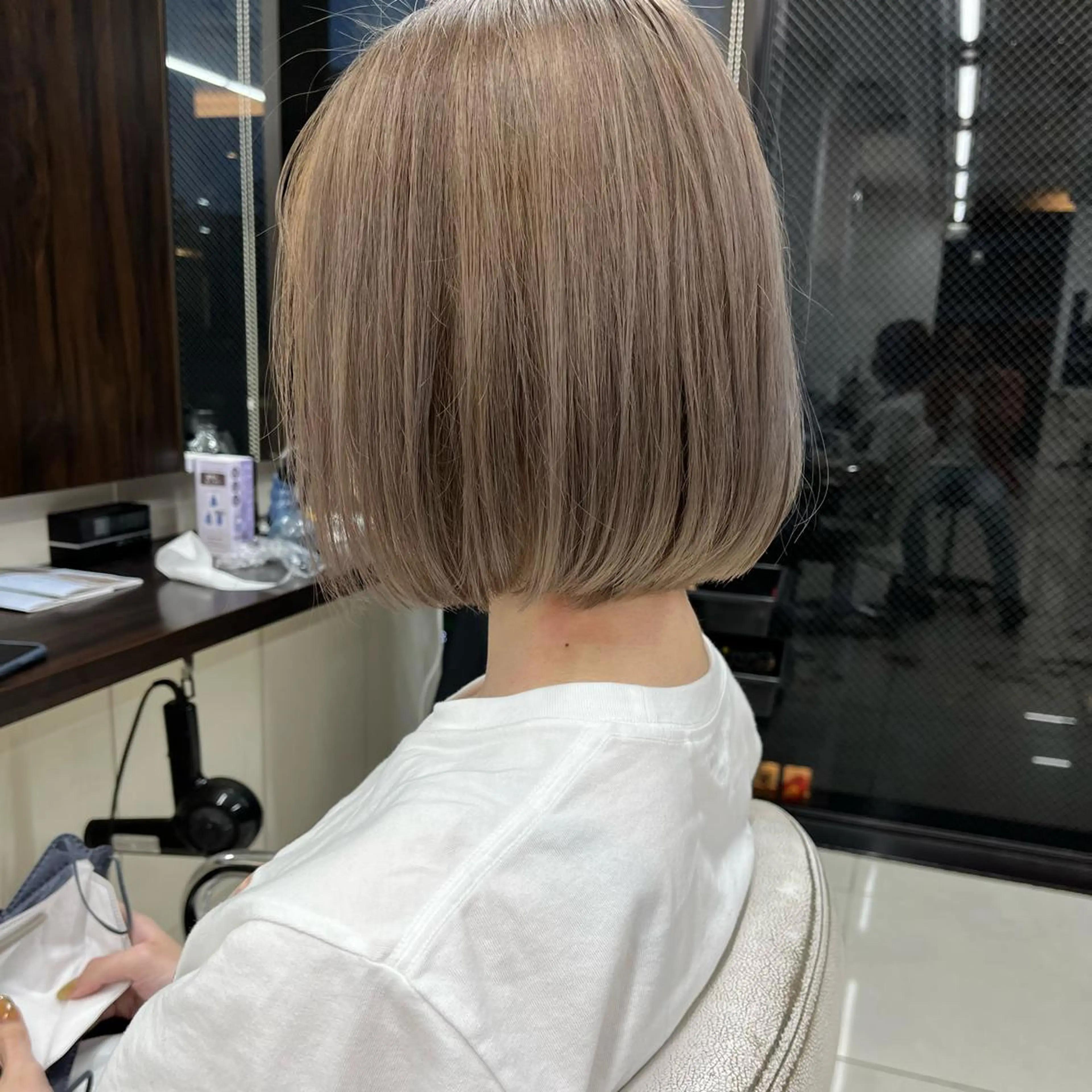 ショート カラー ブリーチ ダブルカラー カット ヘアカラー トリートメント BOOTH share salon所属・ハタケヤマヨシキ ／BOOTHのヘアスタイル