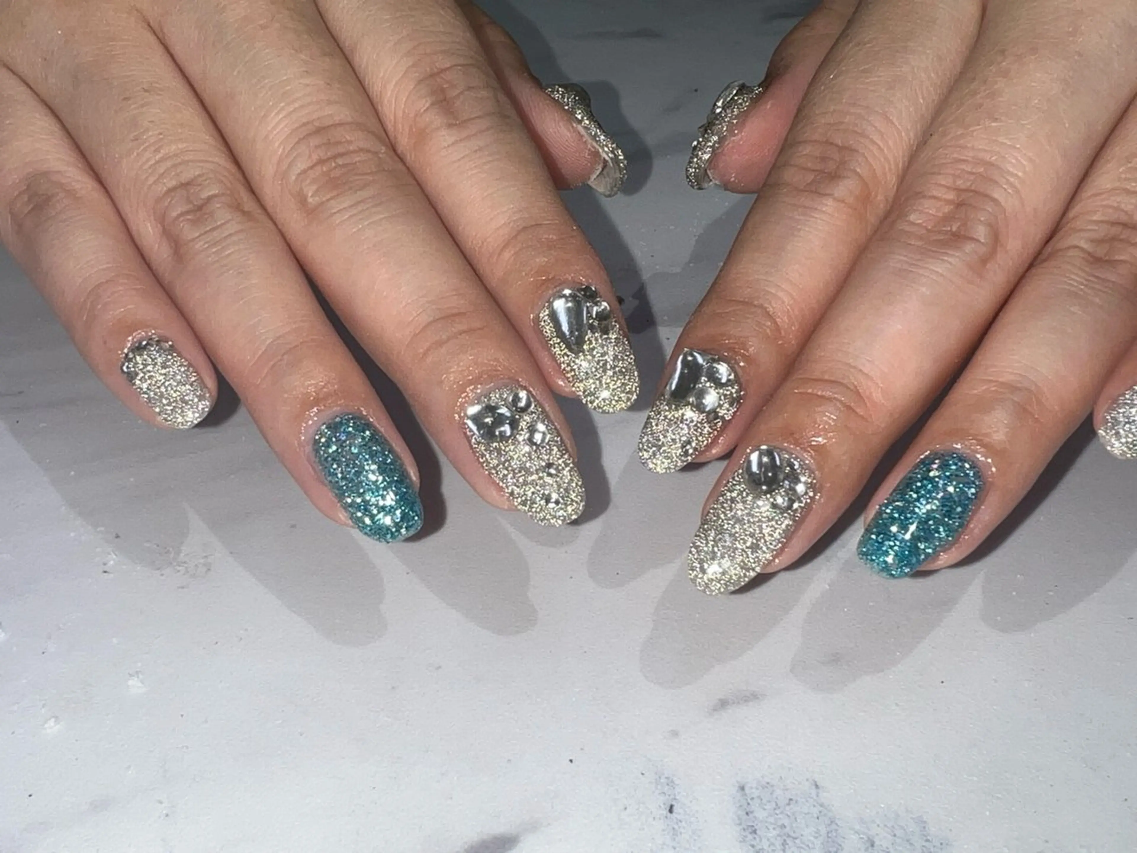 ネイル ハンドネイル 渡久地 夢のネイルデザイン