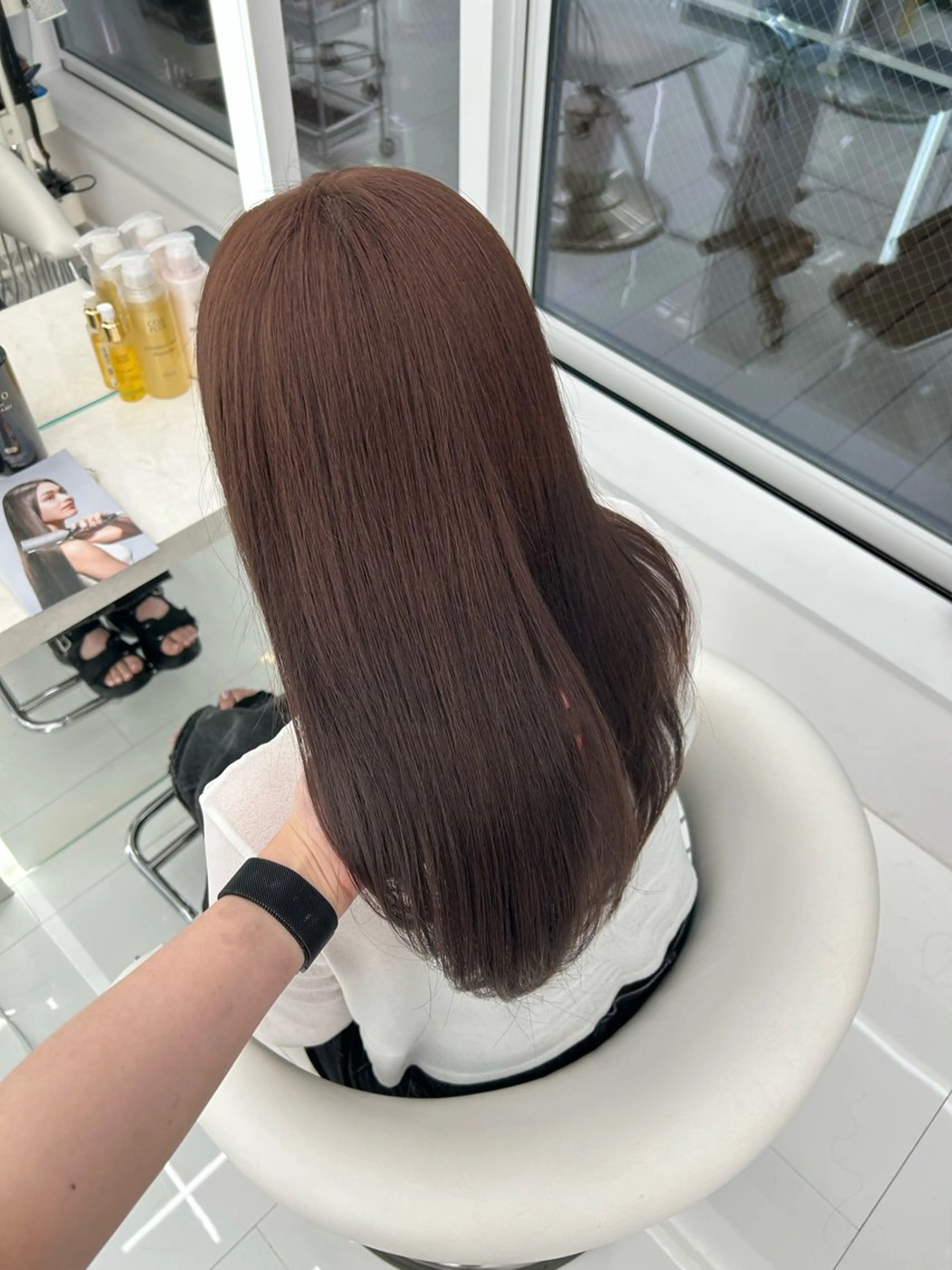 ロング カラー ブリーチカラー COA YUZUのヘアスタイル