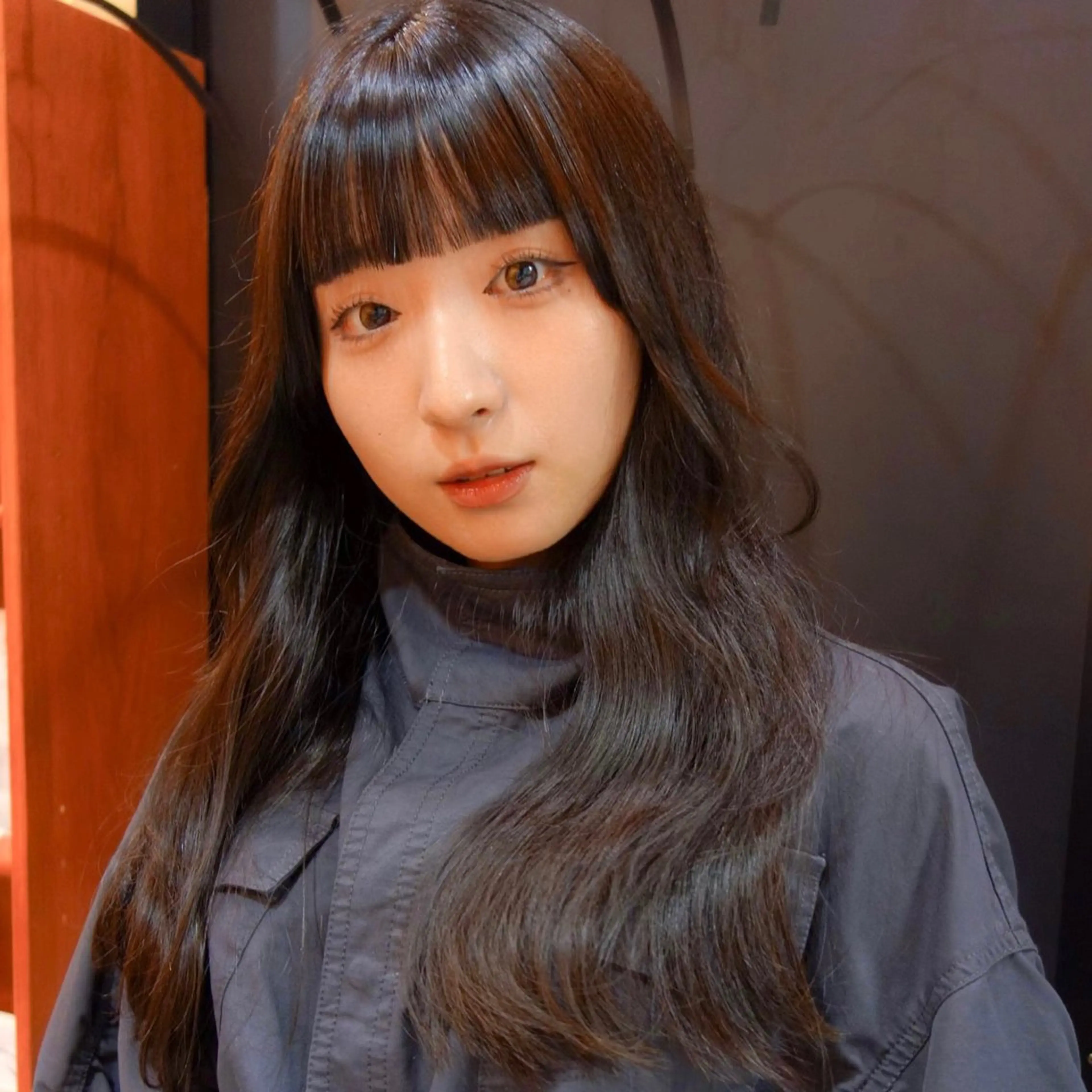 ロング カラー ロング ダウンパーマ 【sity.ザイク】のヘアスタイル