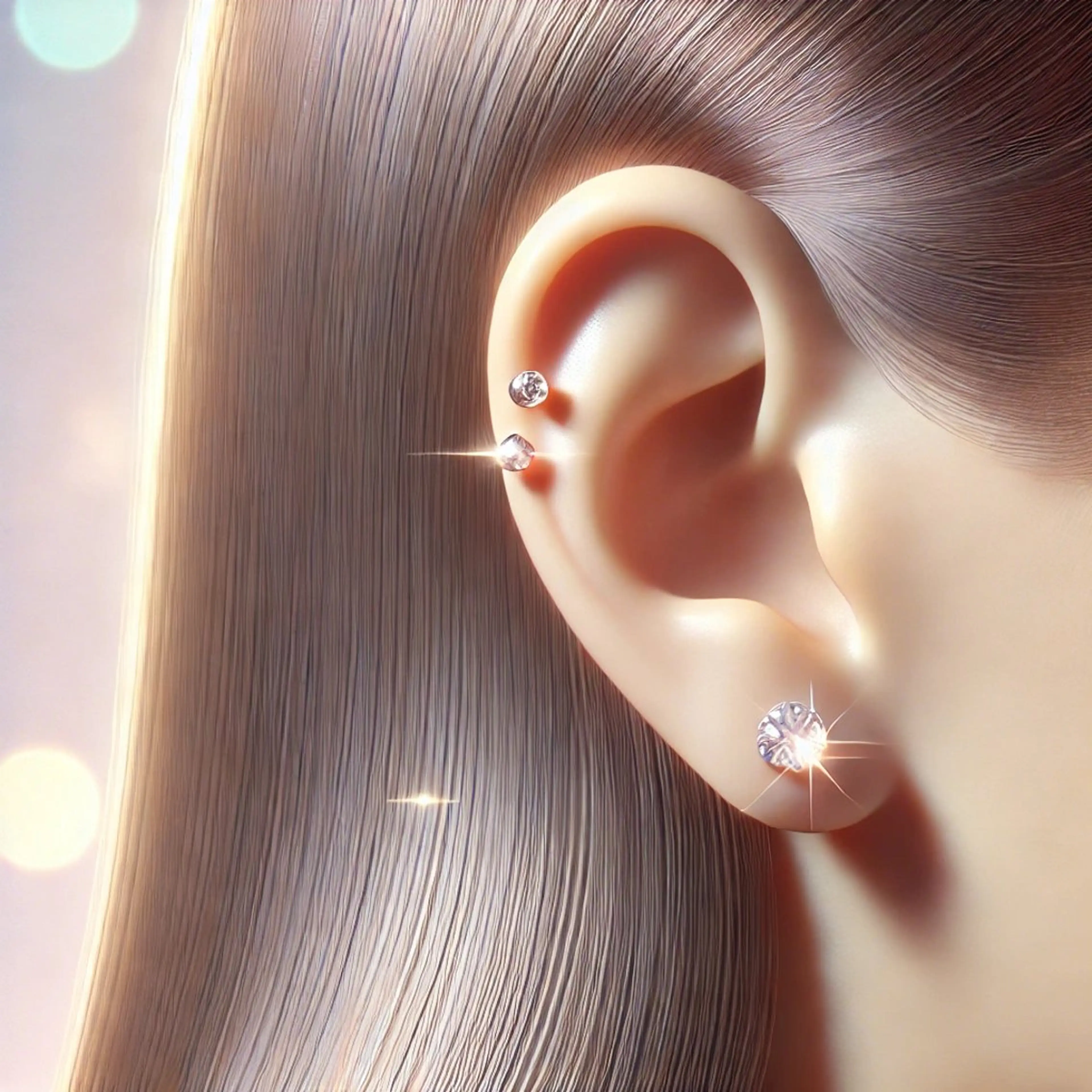 【SNSで話題】耳つぼジュエリーモニター👂🏻片耳5粒ずつ 計10粒💎の写真