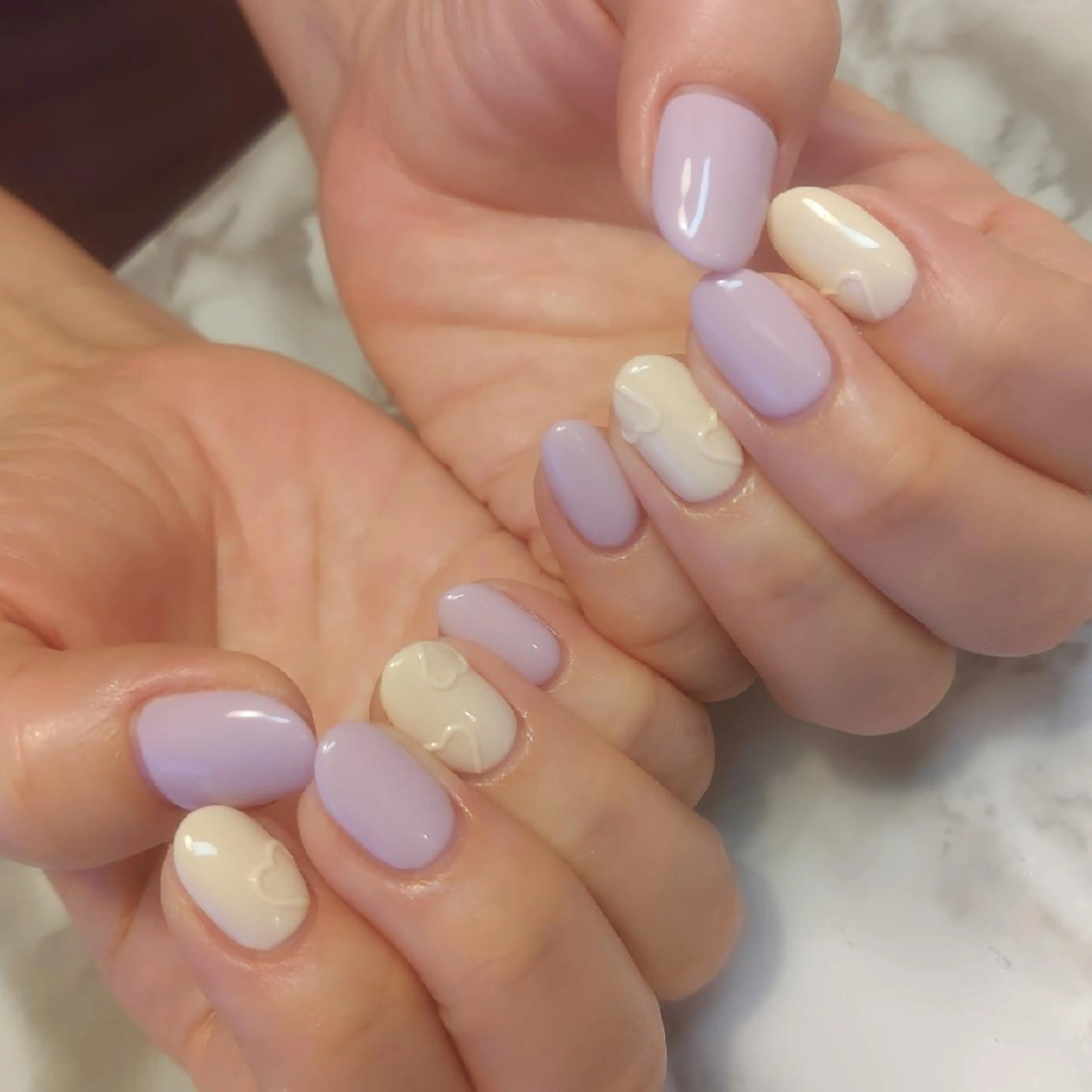 ネイル ハート ジェヌインネイル 河内のネイルデザイン