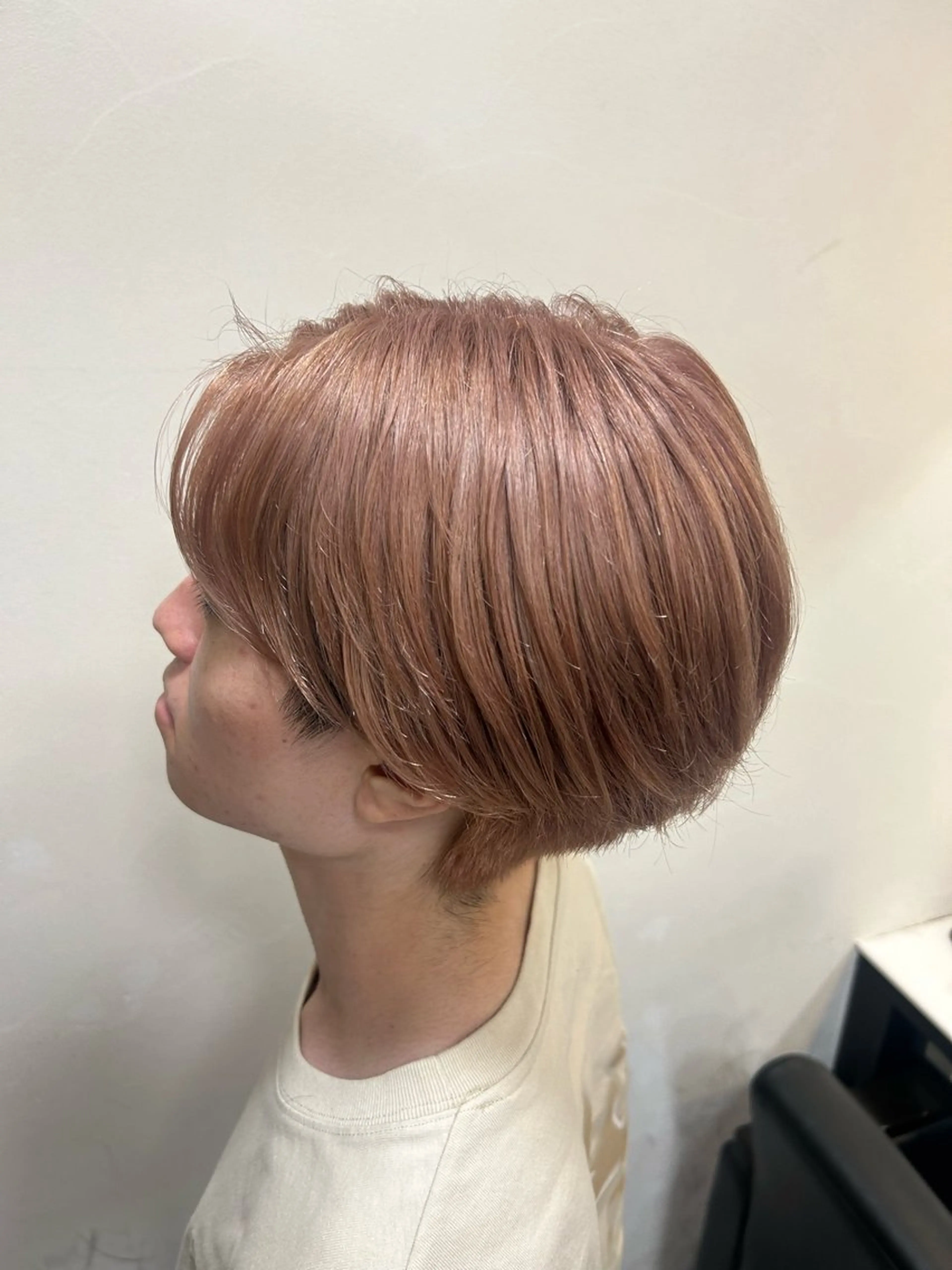 セミロング カラー メンズ Re:to By True Creation 大宮所属・🫧💞ハイトーン 瀧田 菜々花🦄🫧のヘアスタイル