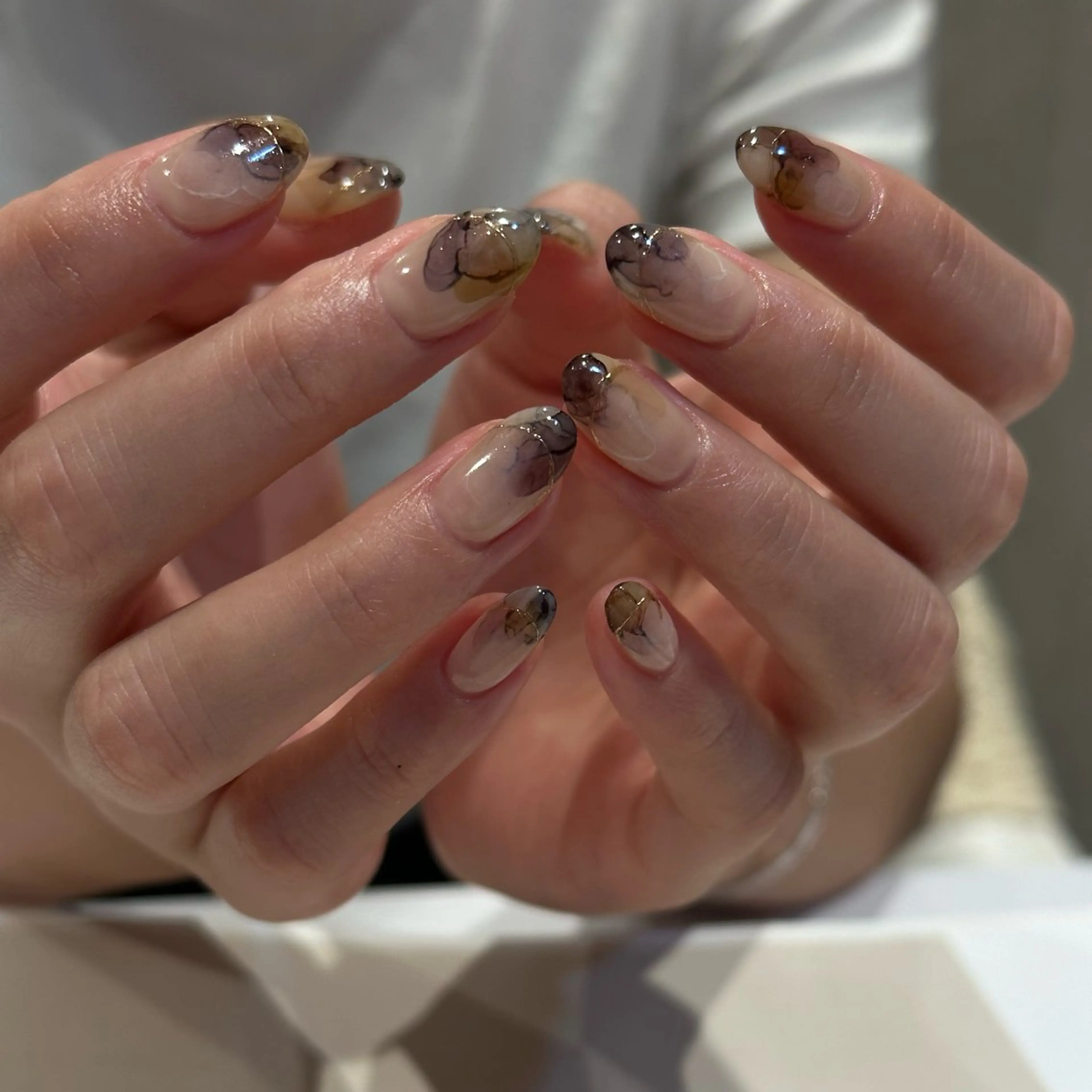 ショート カラー パーマ ヘアアレンジ メンズ キッズ ネイル マツエク・マツパ アイブロウ ハンドネイル ar. harajukuのネイルデザイン