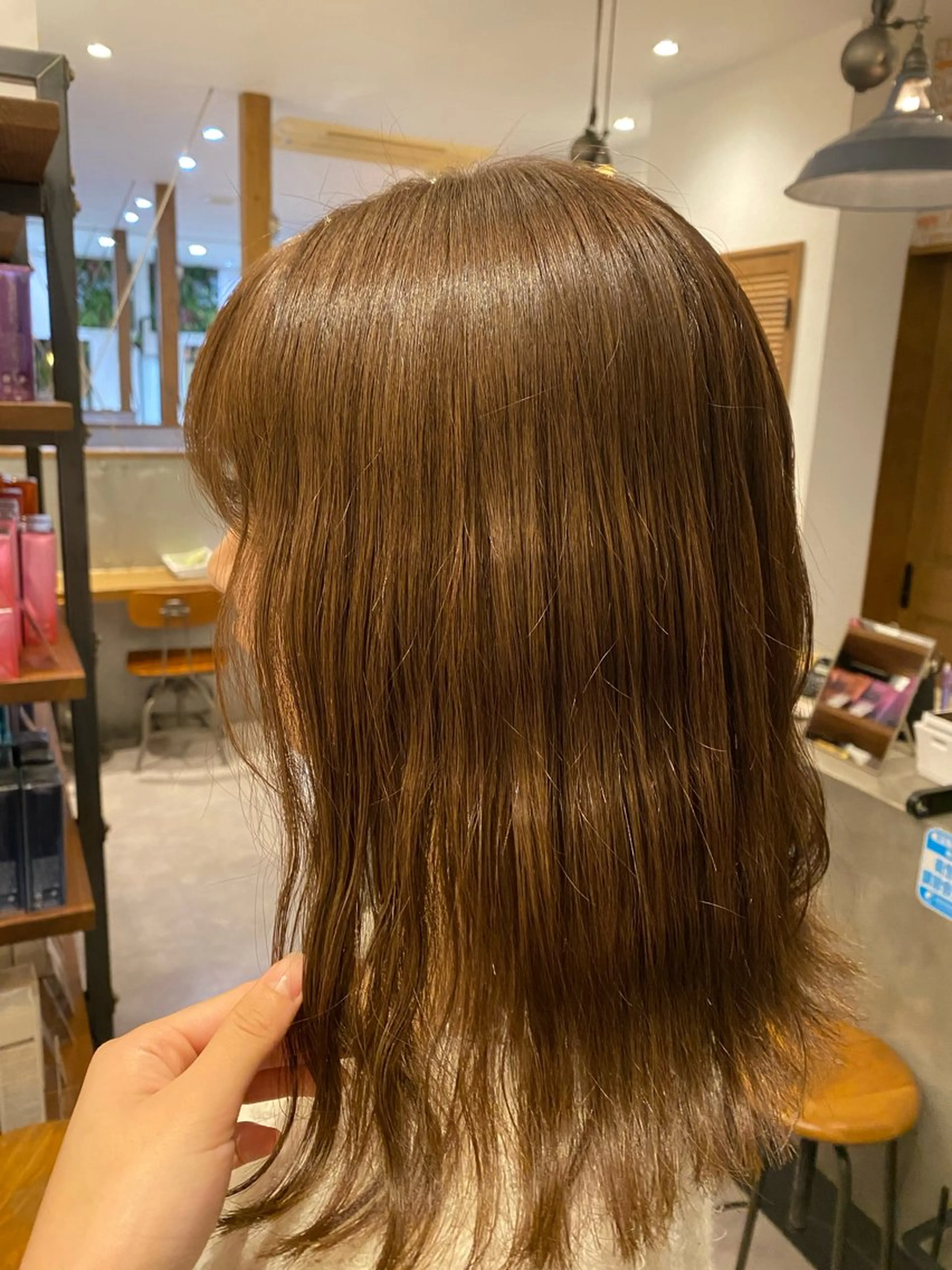 ミディアム 希優🌺ソムリエ /ブリーチ/カットのヘアスタイル