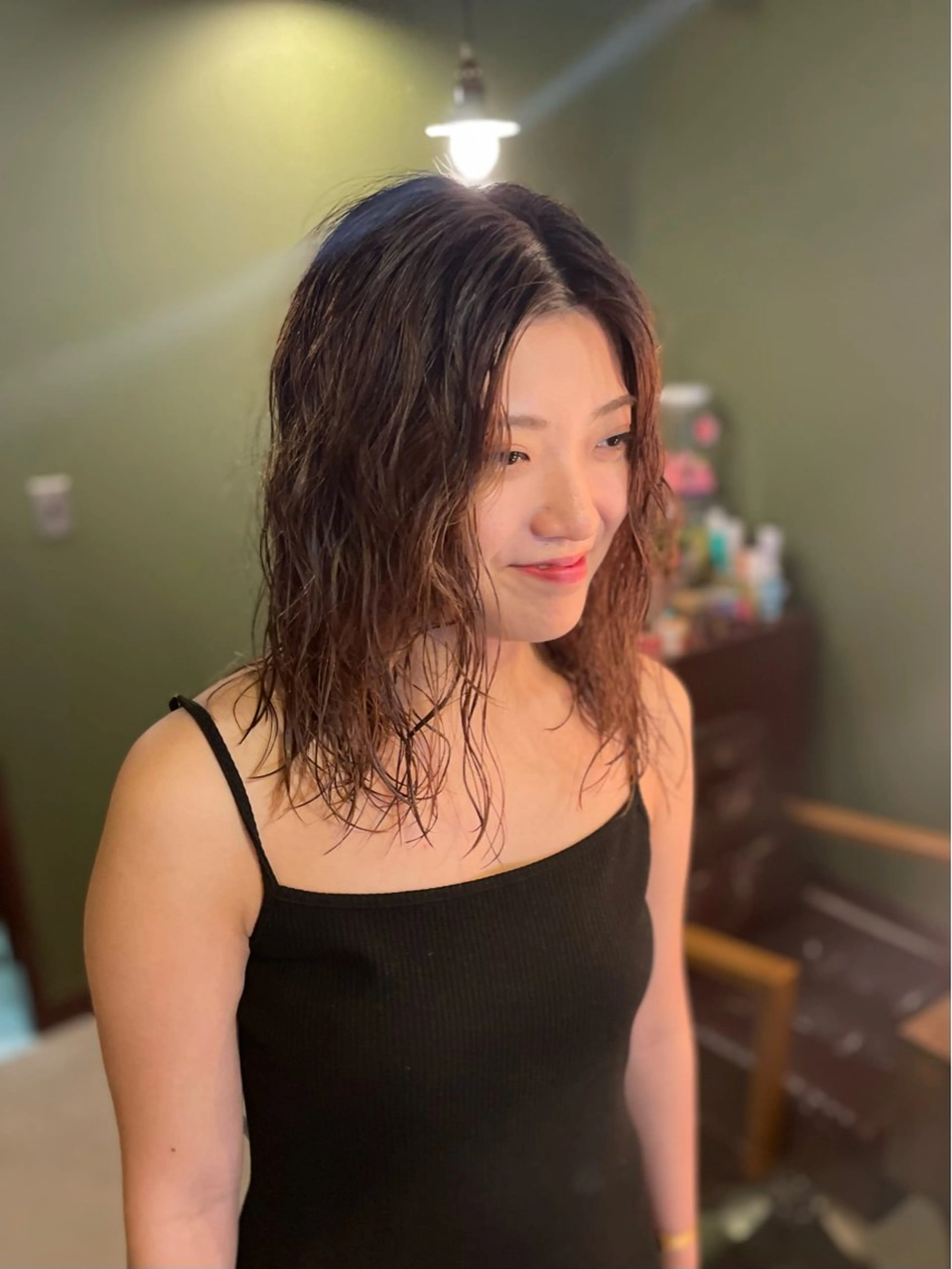 ミディアム パーマ カット パーマ PATH-hair. storeのヘアスタイル