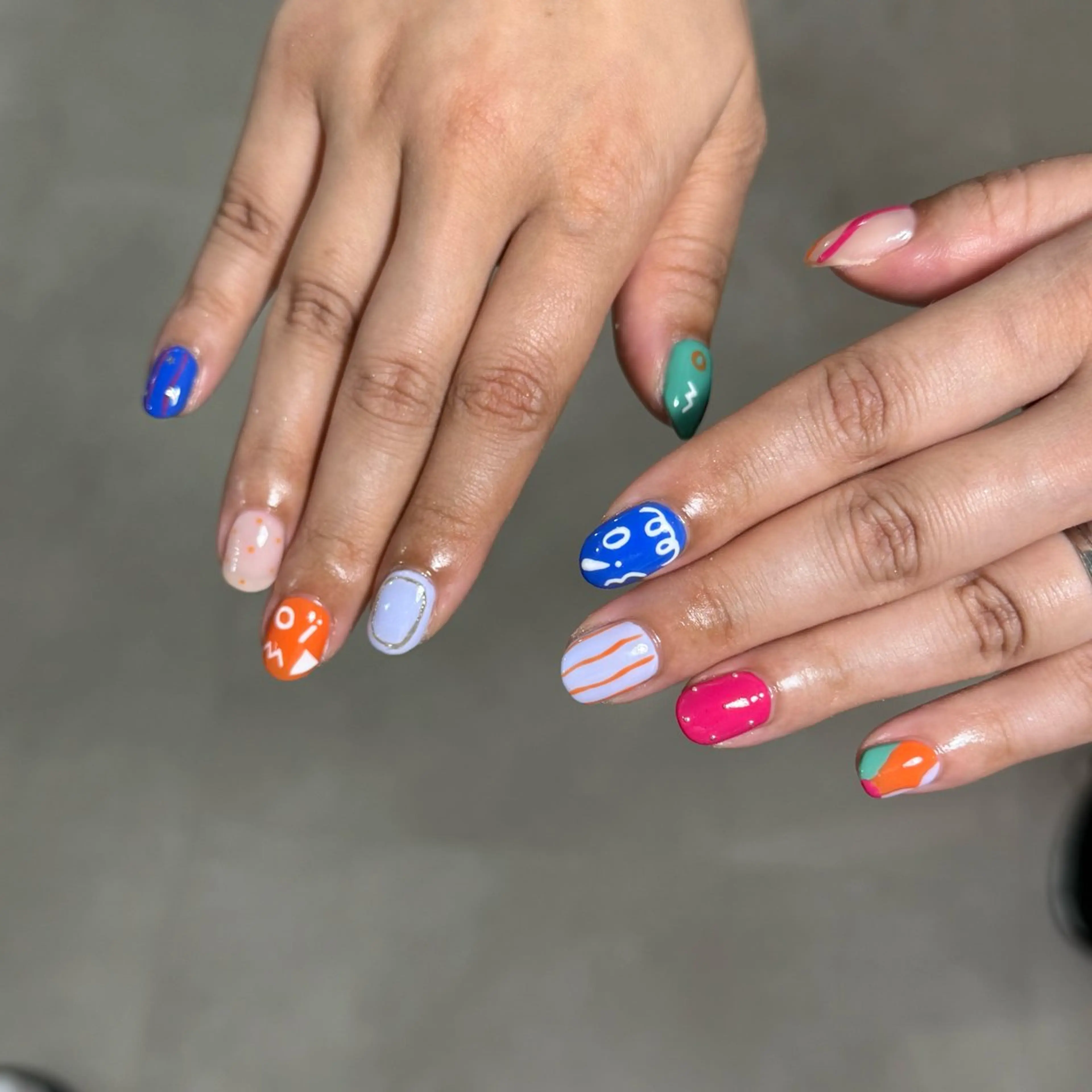 ネイル ハンドネイル ramo nail  aoiのネイルデザイン