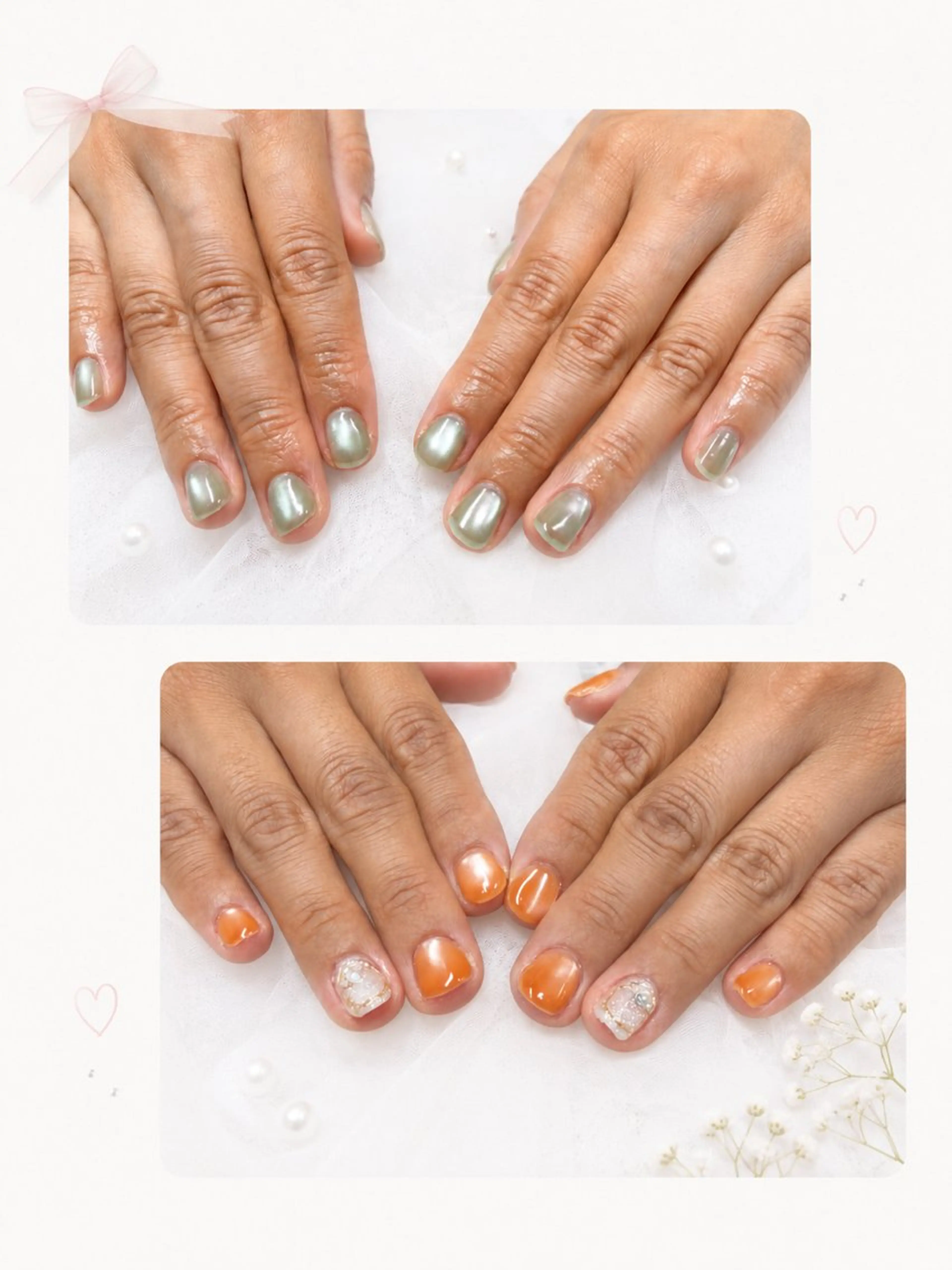 ネイル マグネットネイル mariage 🎀モデル様募集中のネイルデザイン