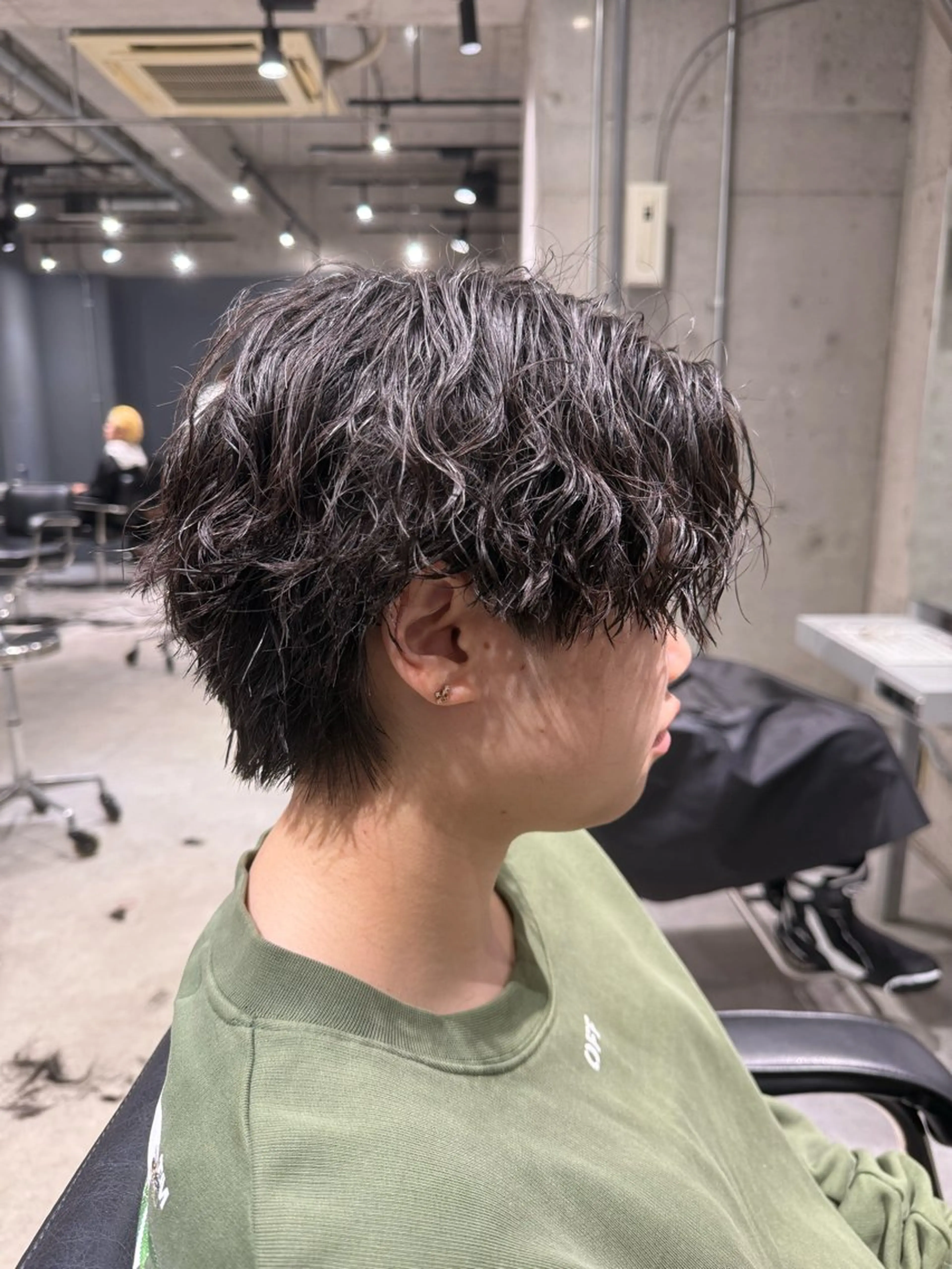 メンズ メンズパーマ カット 布施メンズ特化美容師 秋山　涼のヘアスタイル