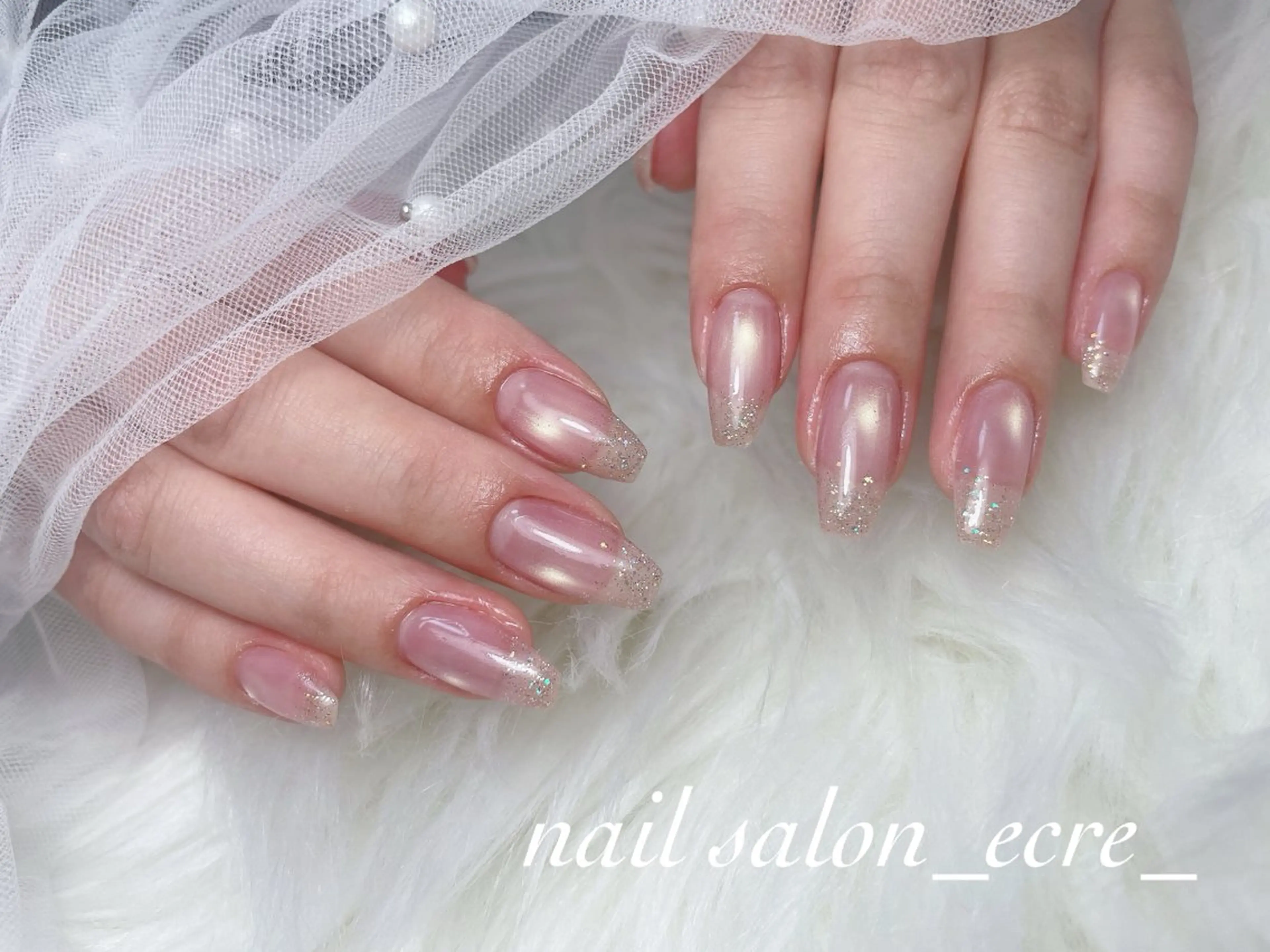 ネイル ラメ(グリッター) マグネットネイル ハンドネイル nail salon _ecre_のネイルデザイン