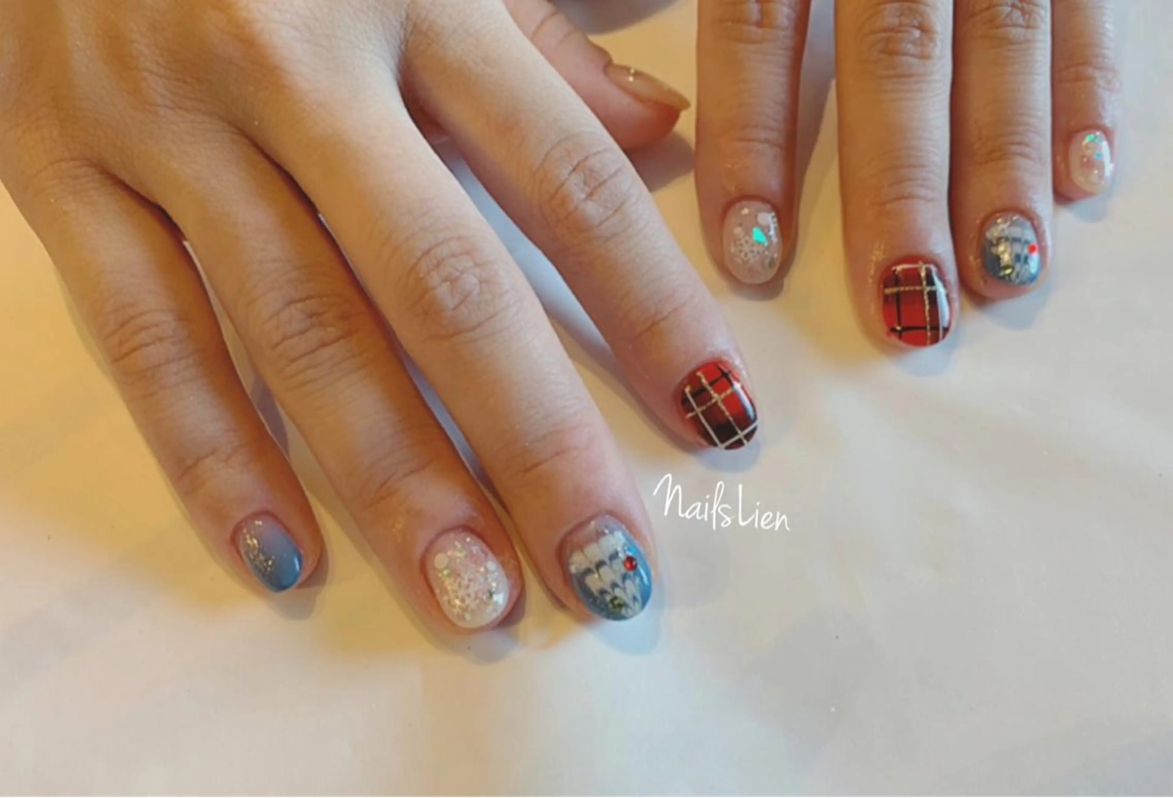 ネイル 冬ネイル クリスマス studio e n / RiNのネイルデザイン