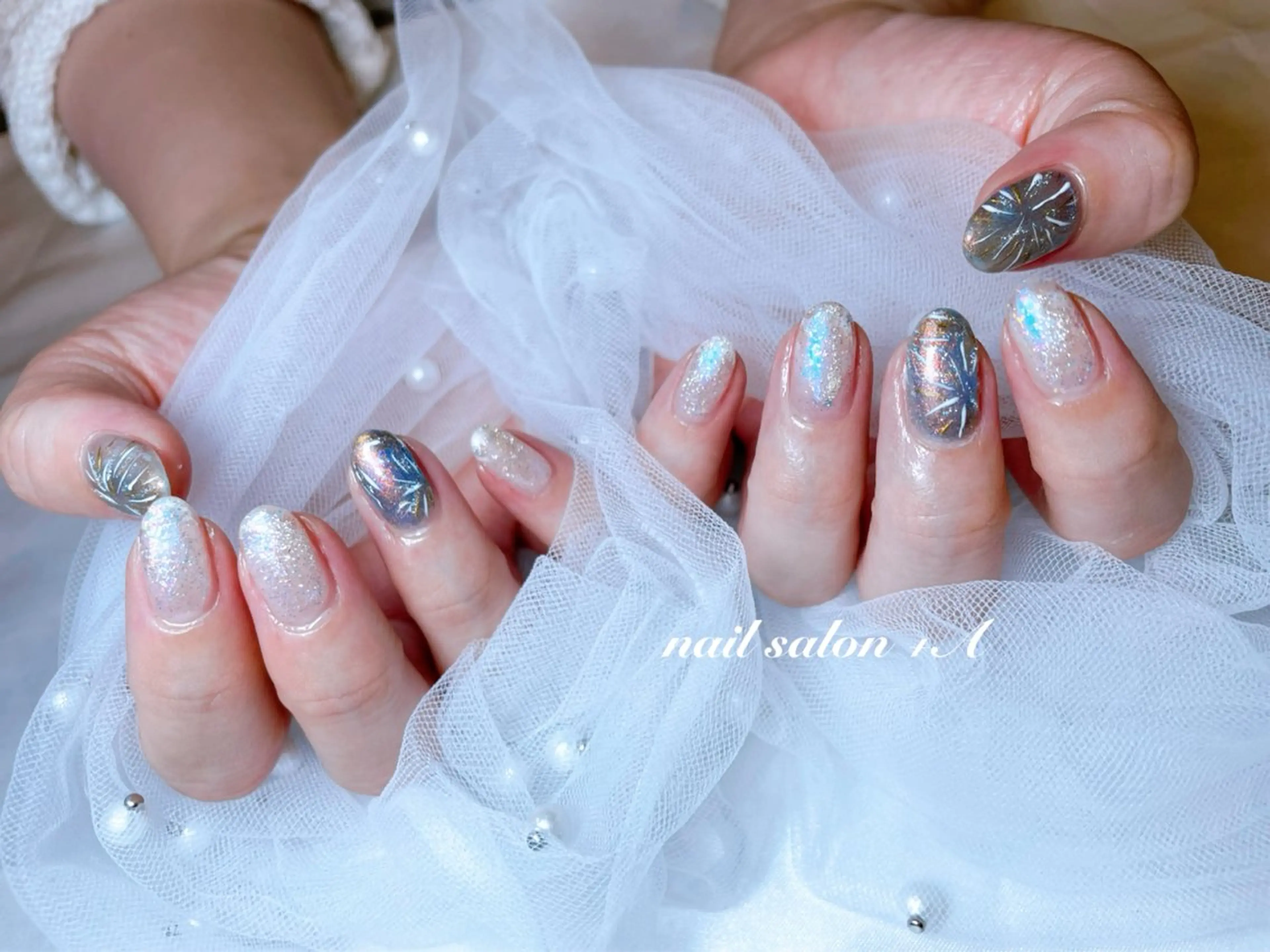 ショート ハンドネイル Nail Salon +Aのネイルデザイン