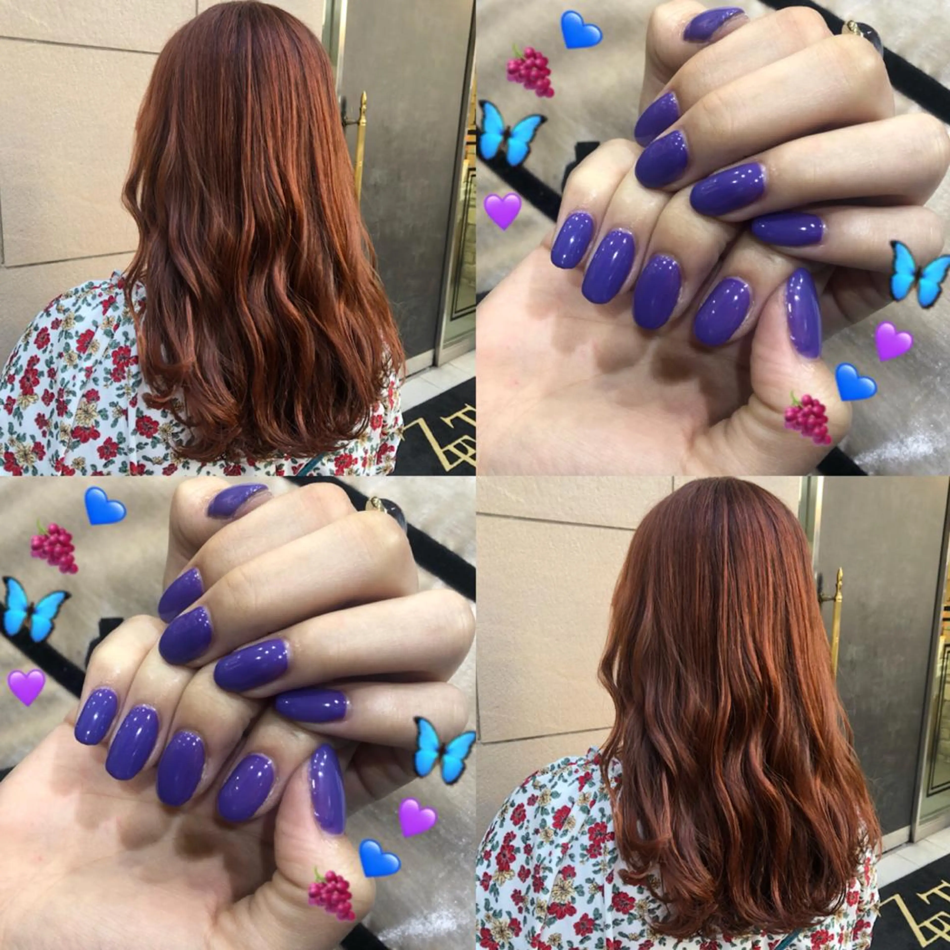 ロング カラー ヘアアレンジ ネイル TSUNA 🌙 Lim 五反田のマツエク・マツパデザイン