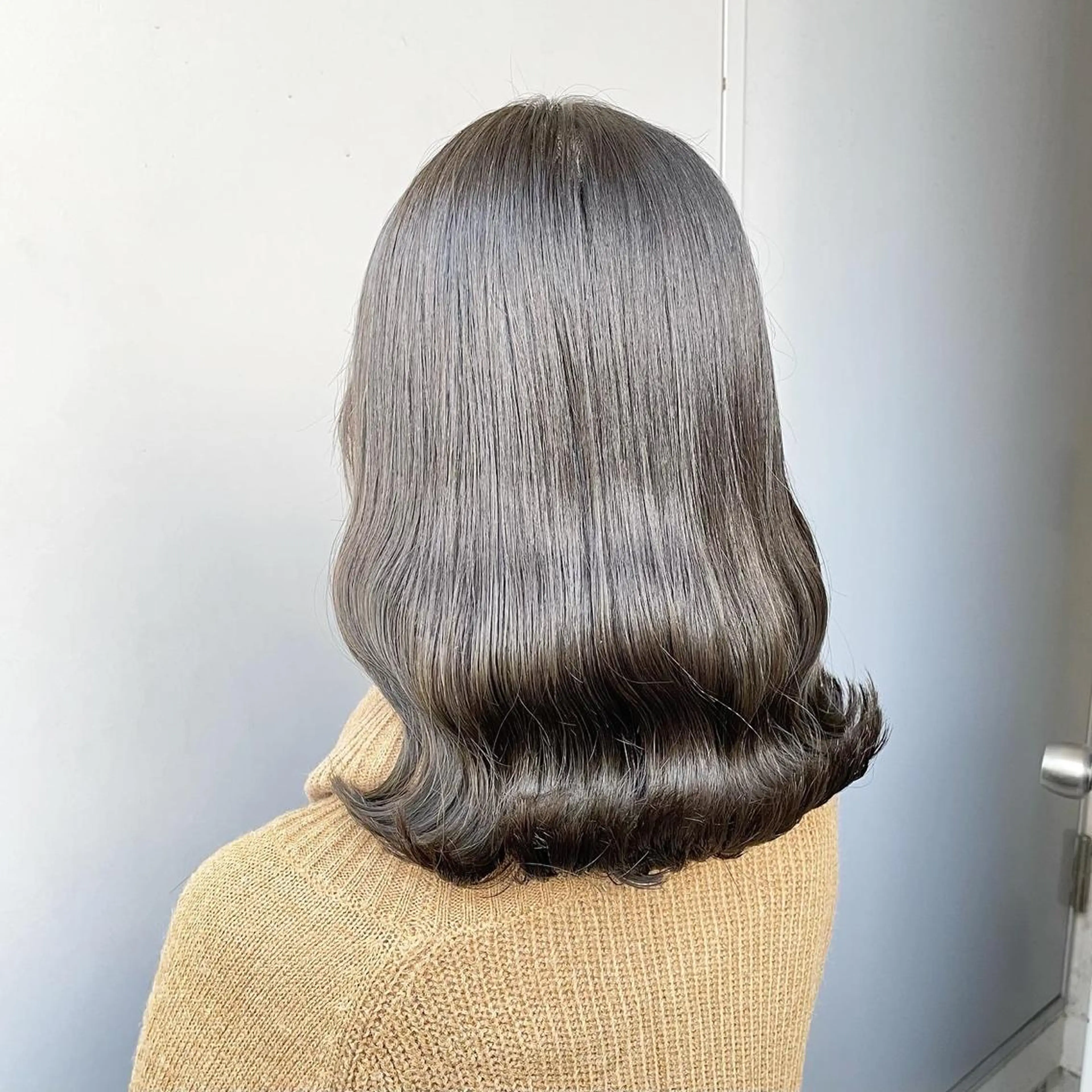 ミディアム カラー ヘアカラー トリートメント ヘアセット 赤み消しカラー 🍀JUNKIのヘアスタイル