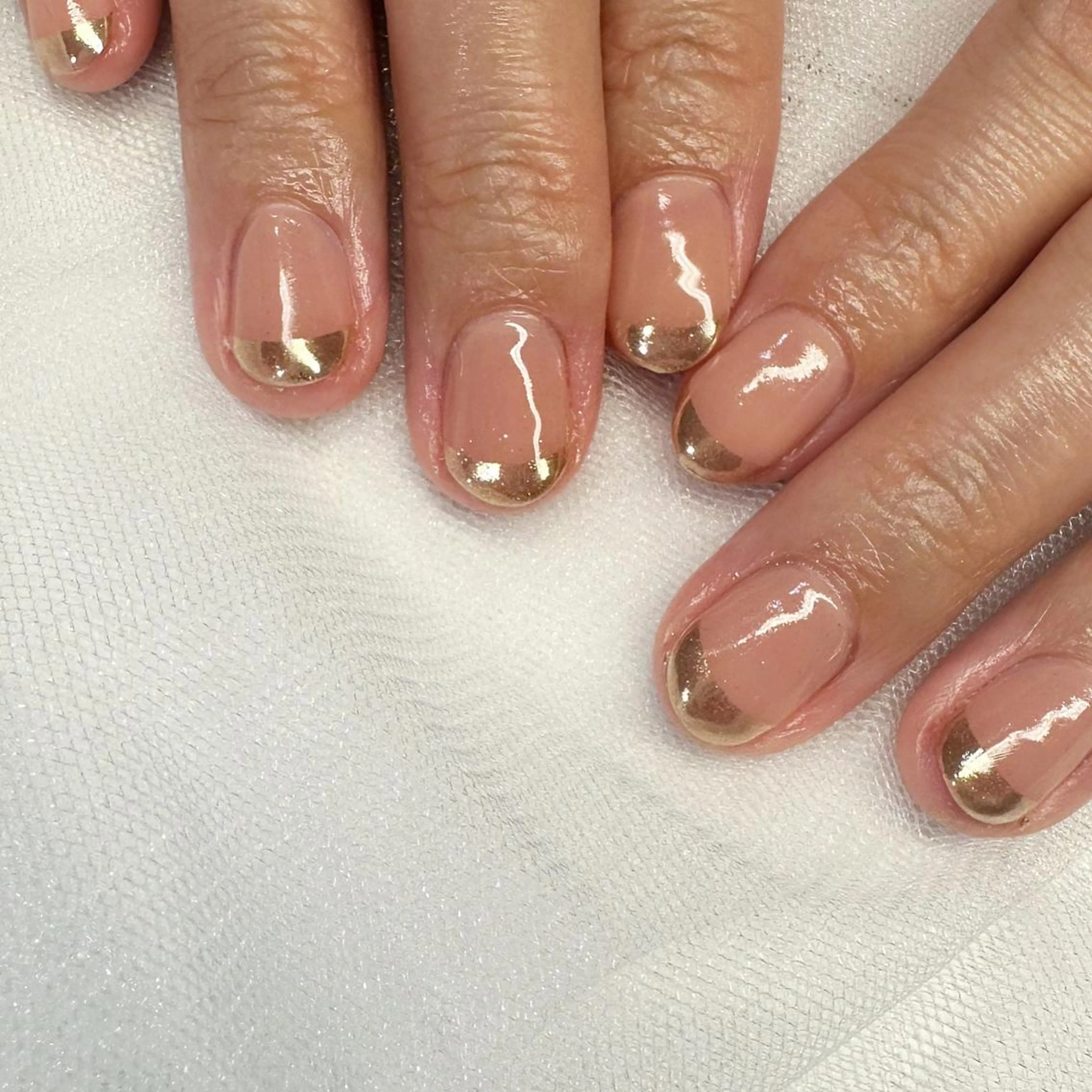 ネイル フレンチネイル 韓国ネイル ミラーネイル ニュアンスネイル オフィスネイル 🪞KAPE NAIL 🪞のネイルデザイン
