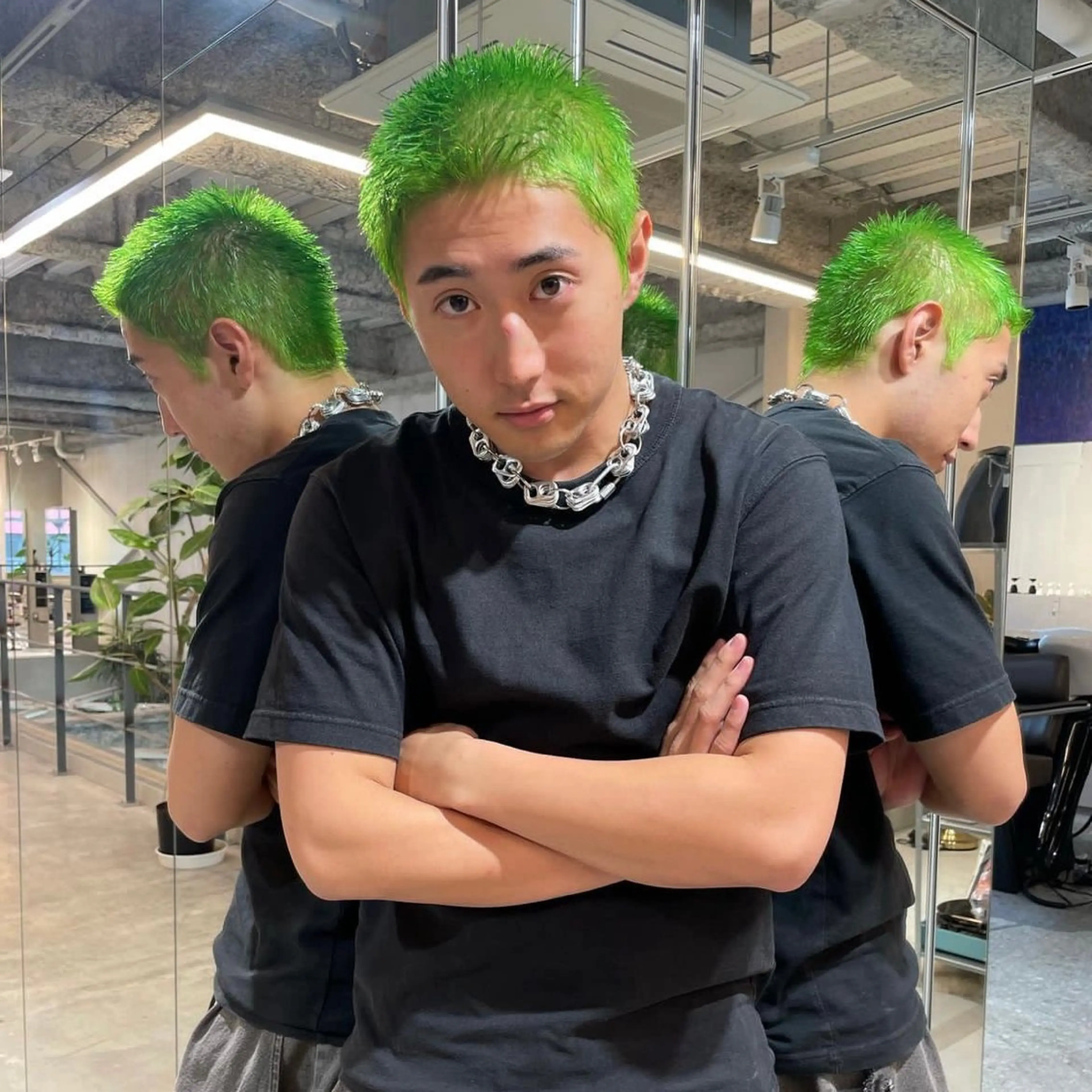 ショート カラー メンズ 花香竜太/エクステ /ハイトーンカラーのヘアスタイル