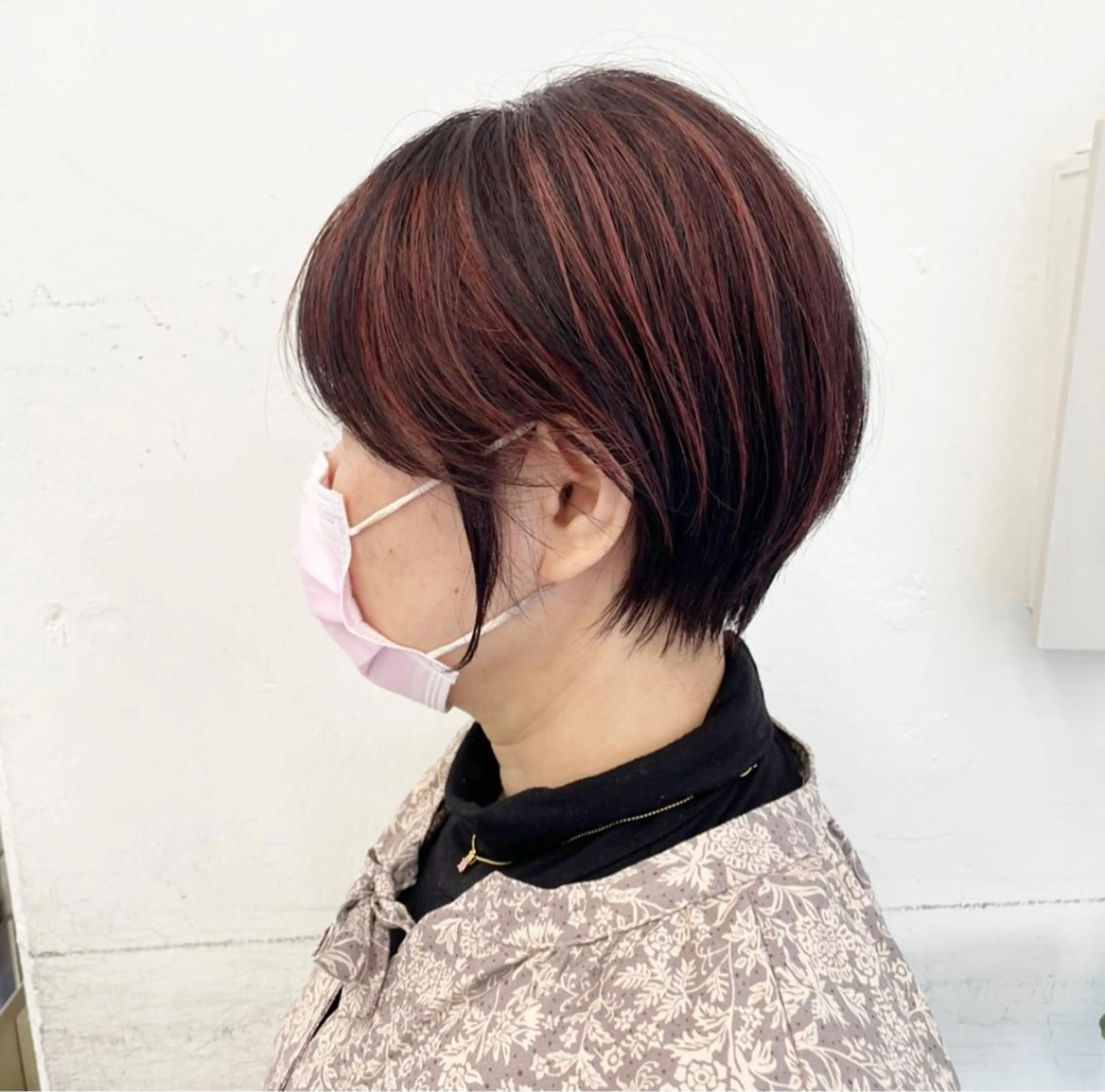 ショート カラー 丸みショート ショートヘア 野々村 麻由のヘアスタイル
