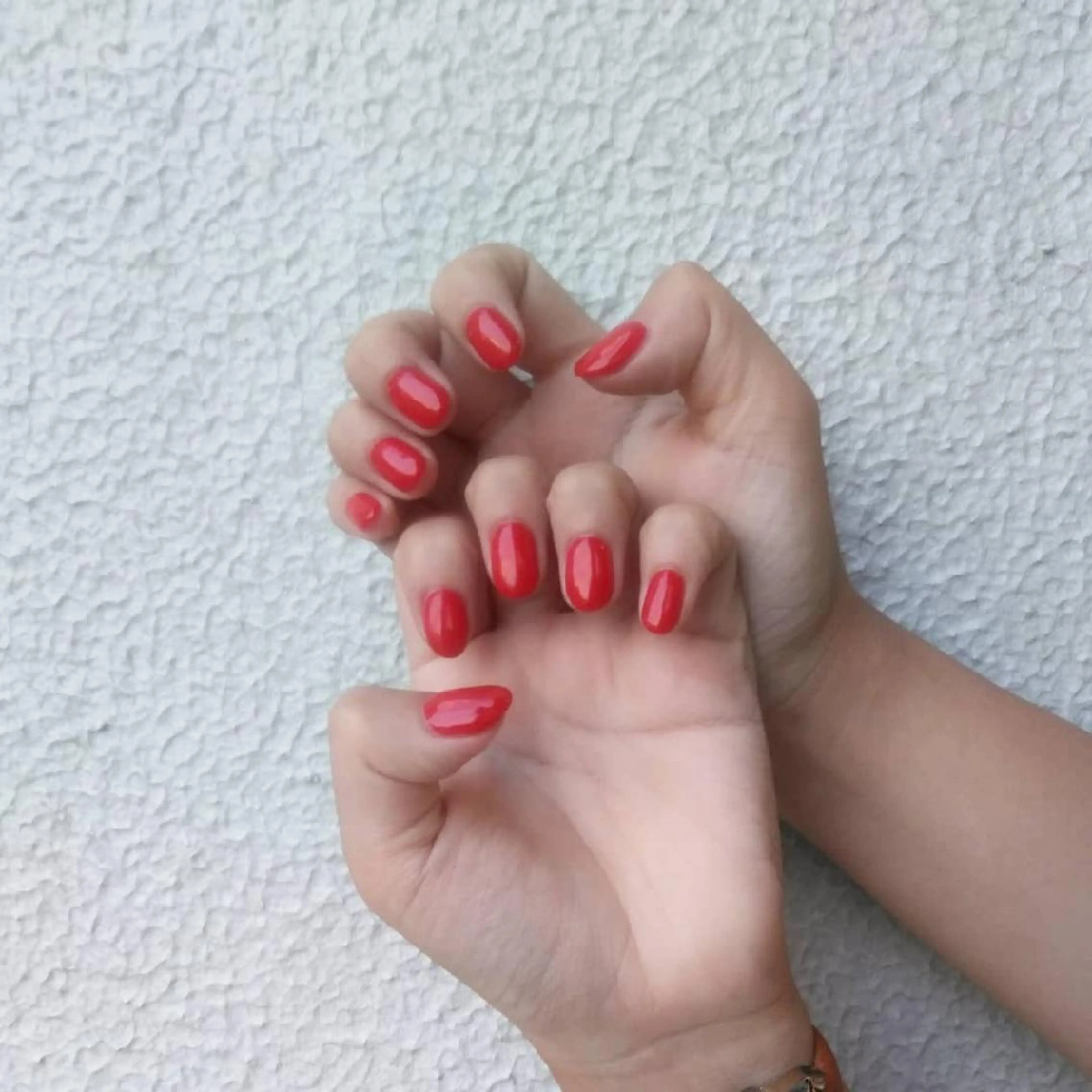 ネイル ワンカラーネイル 赤色 lylynail YUUKAのネイルデザイン