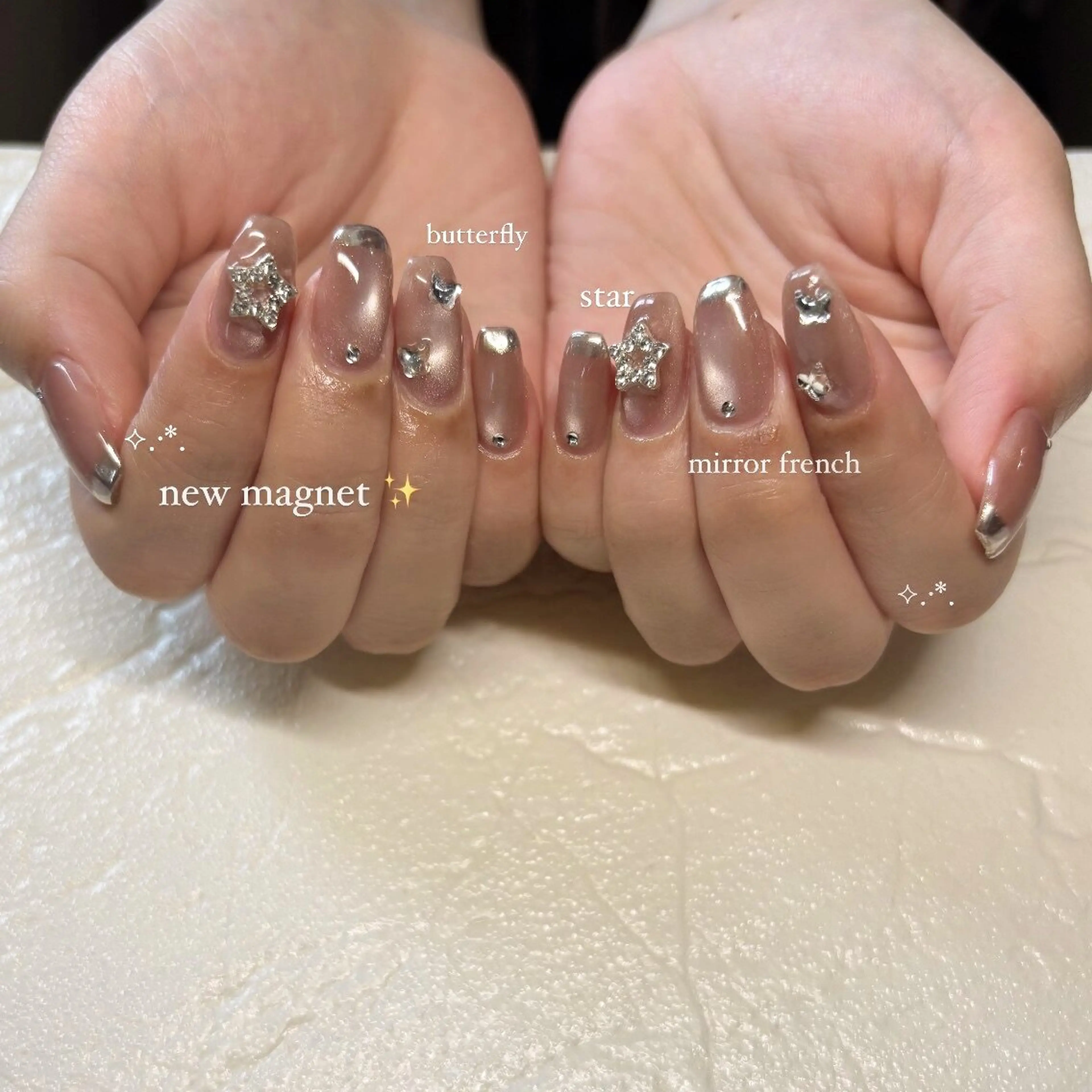 ネイル ハンドネイル Angelique 平形/高崎のネイルデザイン