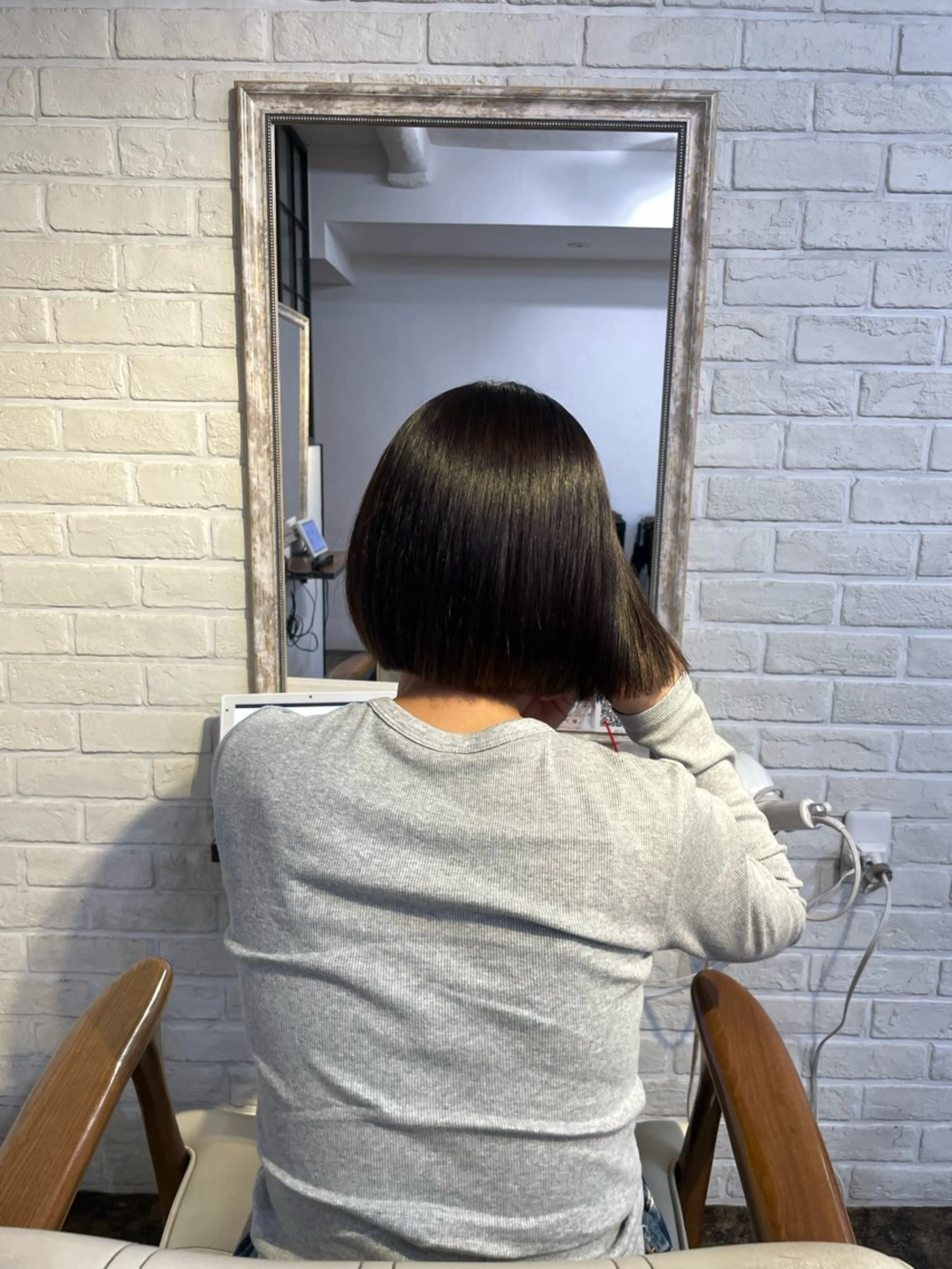 ミディアム 縮毛矯正 カット 縮毛矯正 🫧 MAKI🫧のヘアスタイル