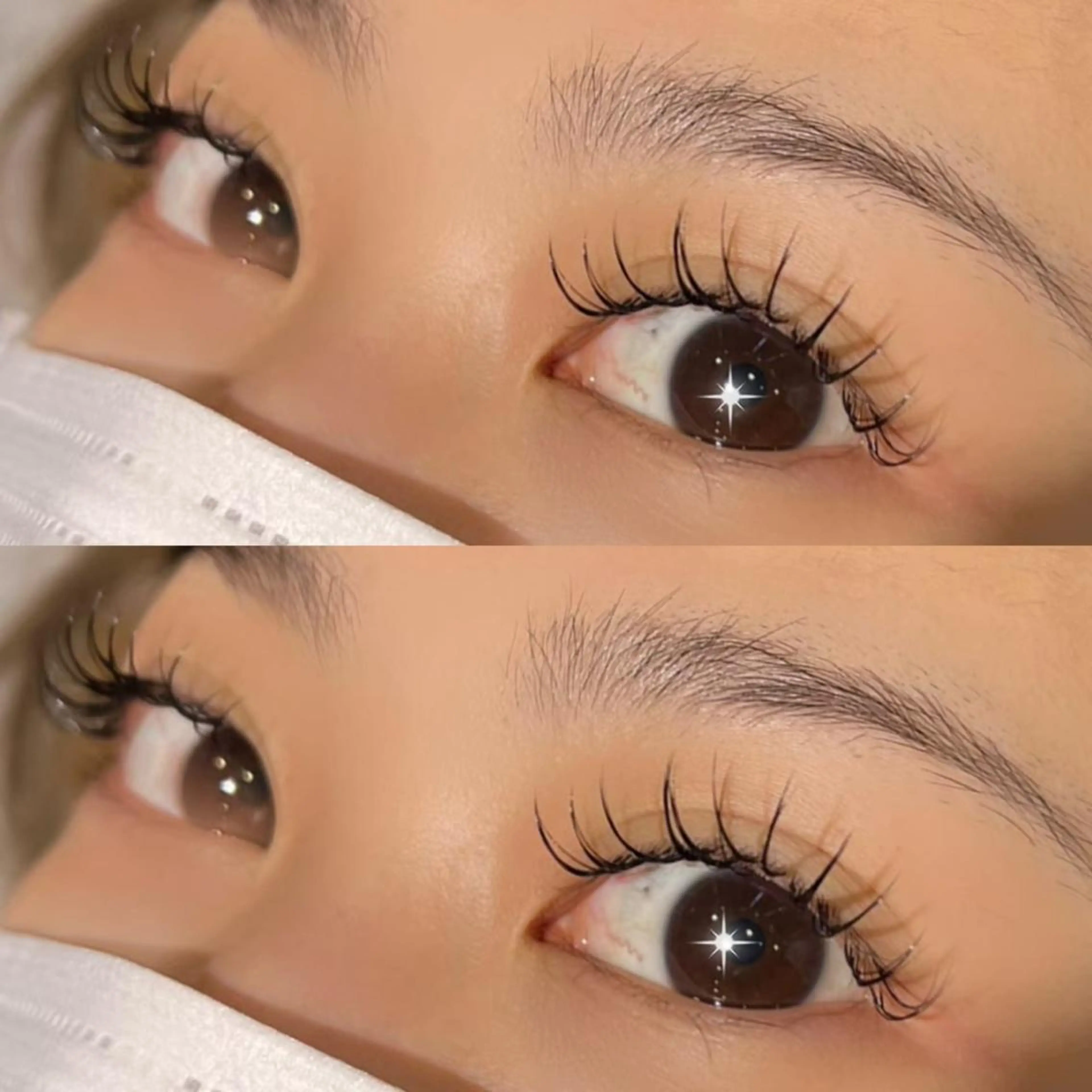 マツエク・マツパ 最高級人毛 100%エクステ茉央のヘアスタイル