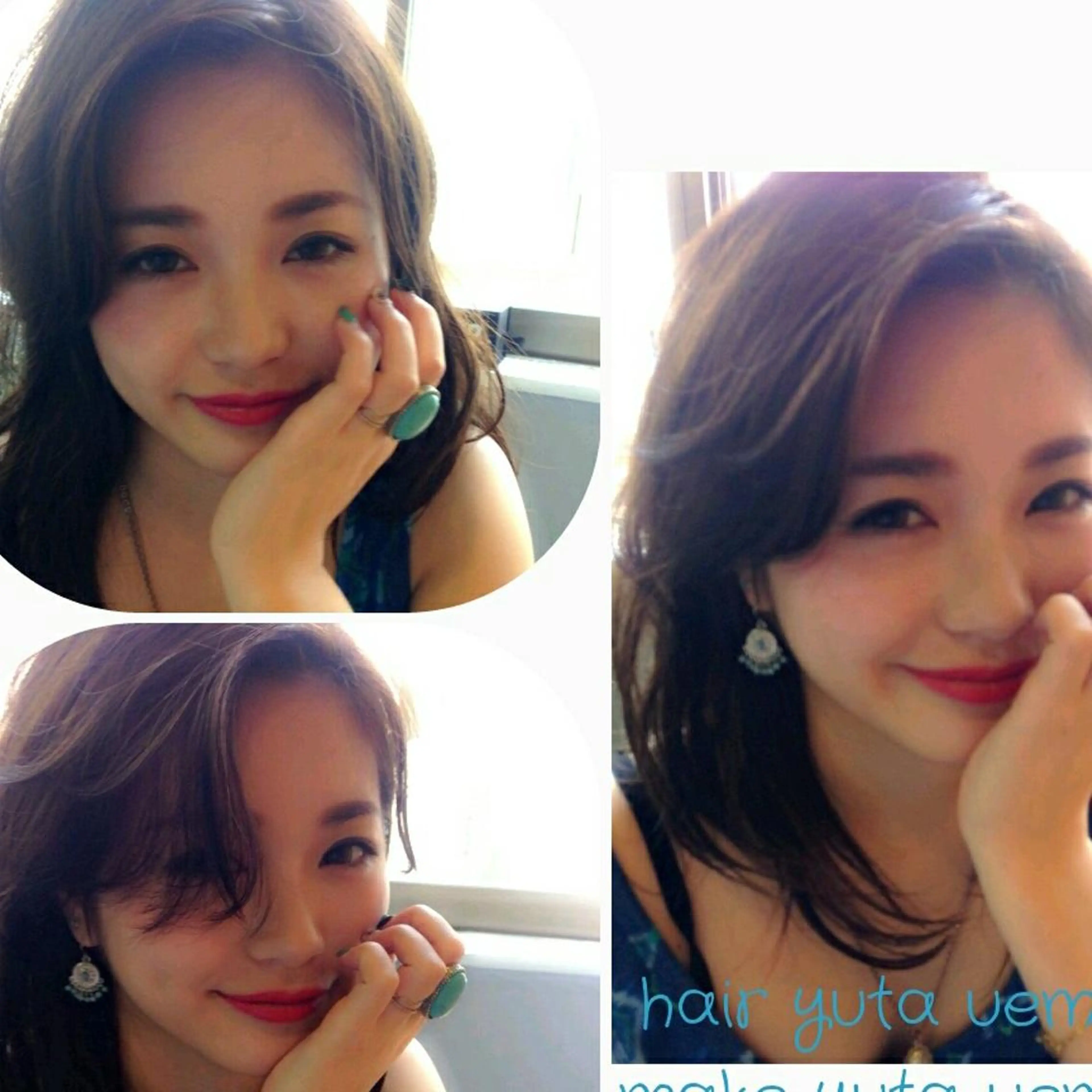 ミディアム セミロング カラー 植松 勇太のヘアスタイル