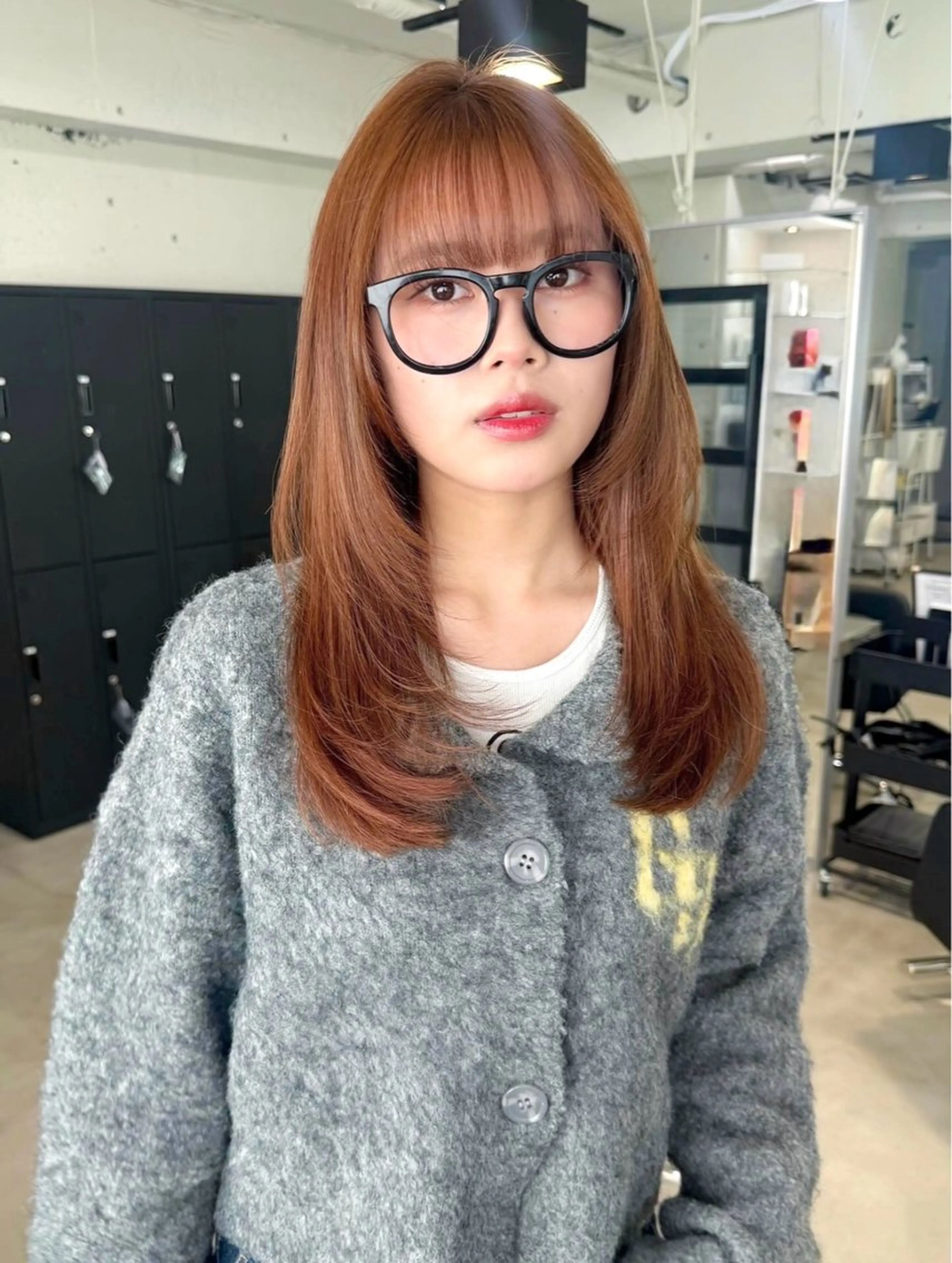 セミロング トリートメント カット ヘアカラー Hana ハイトーン🕯🩰のヘアスタイル