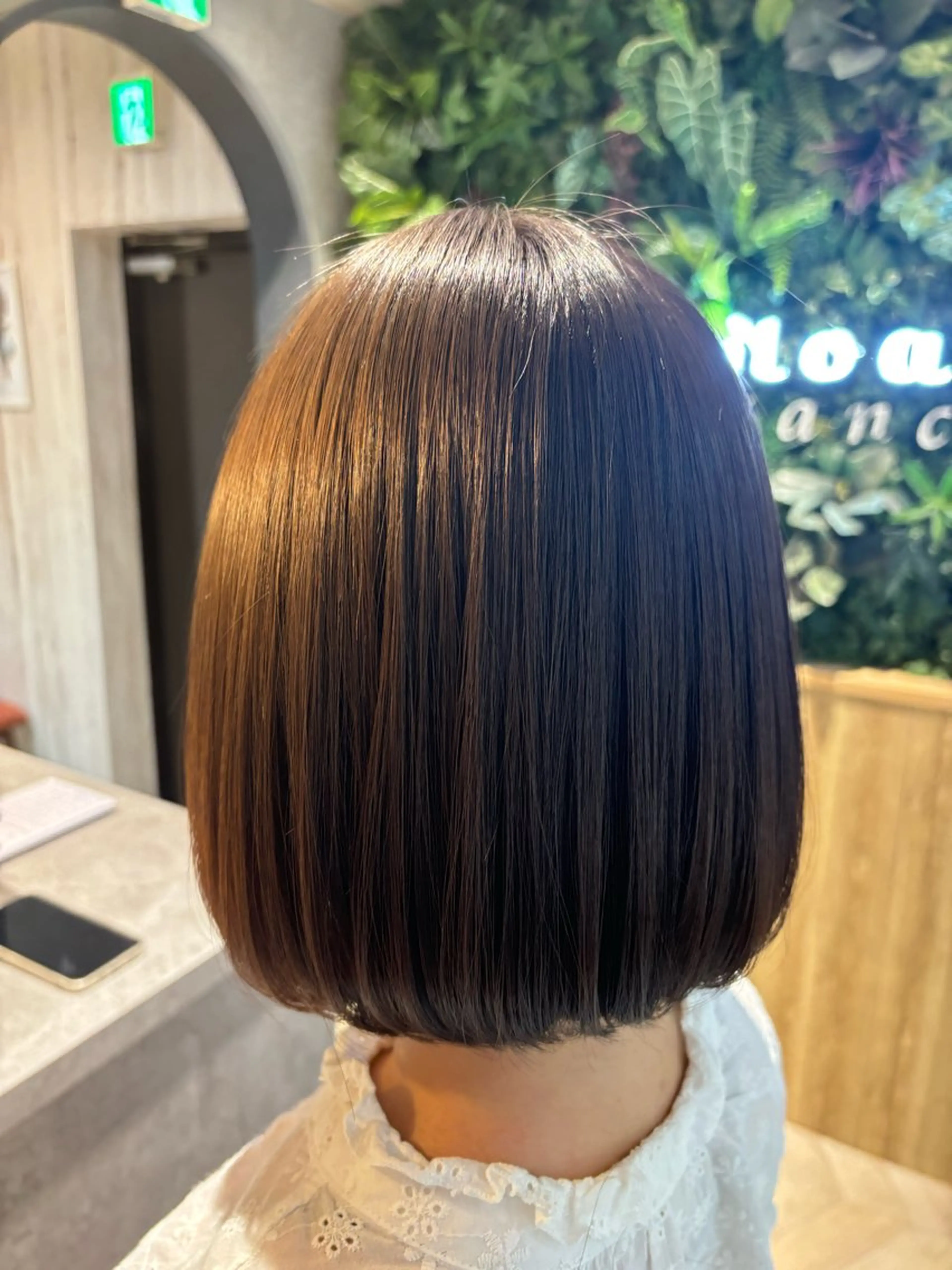 ショート 前下がりボブ ボブ 髪質改善 縮毛矯正 ✨似合わせボブ✨ 縮毛矯正のヘアスタイル