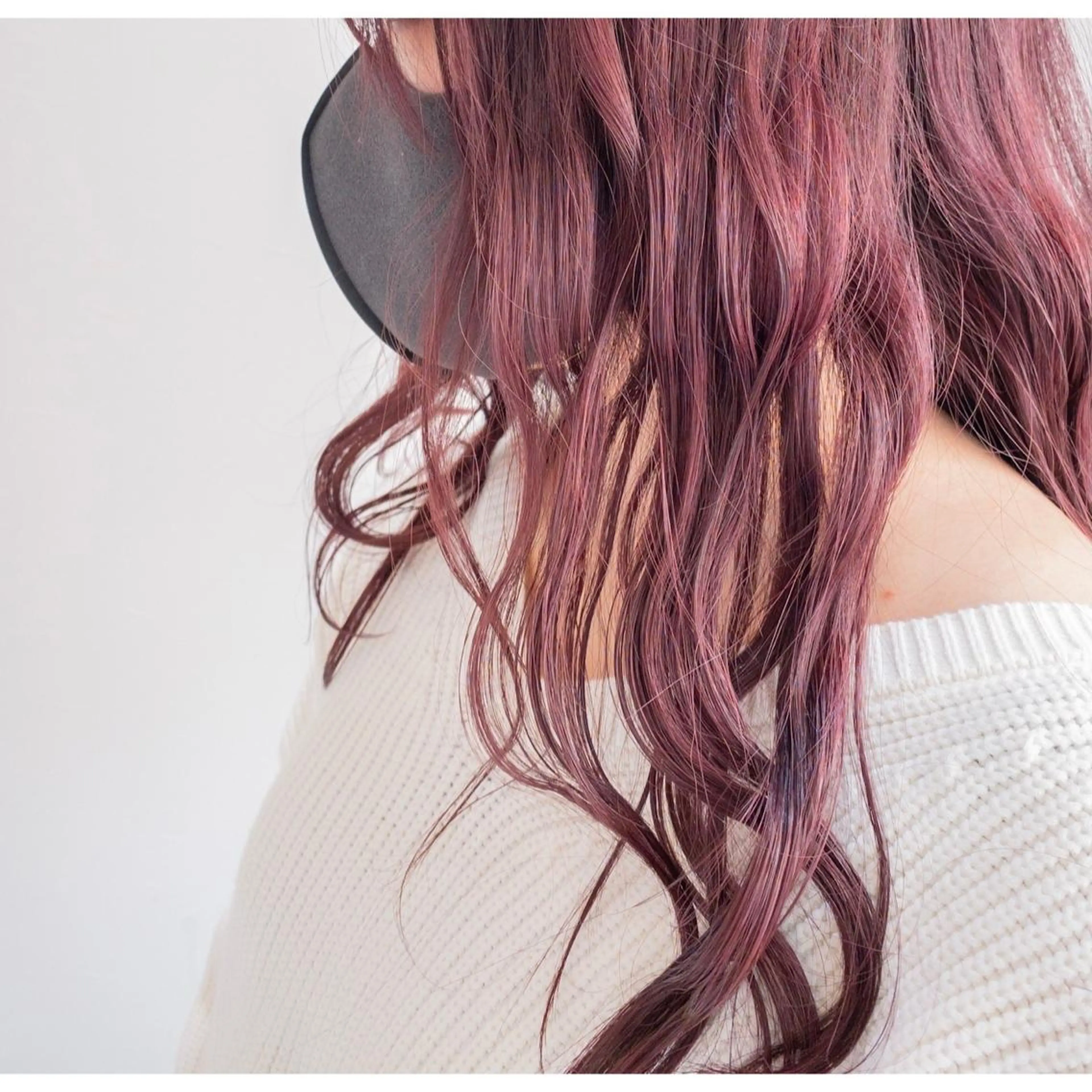 セミロング ピンクラベンダー ヘアカラー 🦋透明感カラー🦋 CHIHARUのヘアスタイル