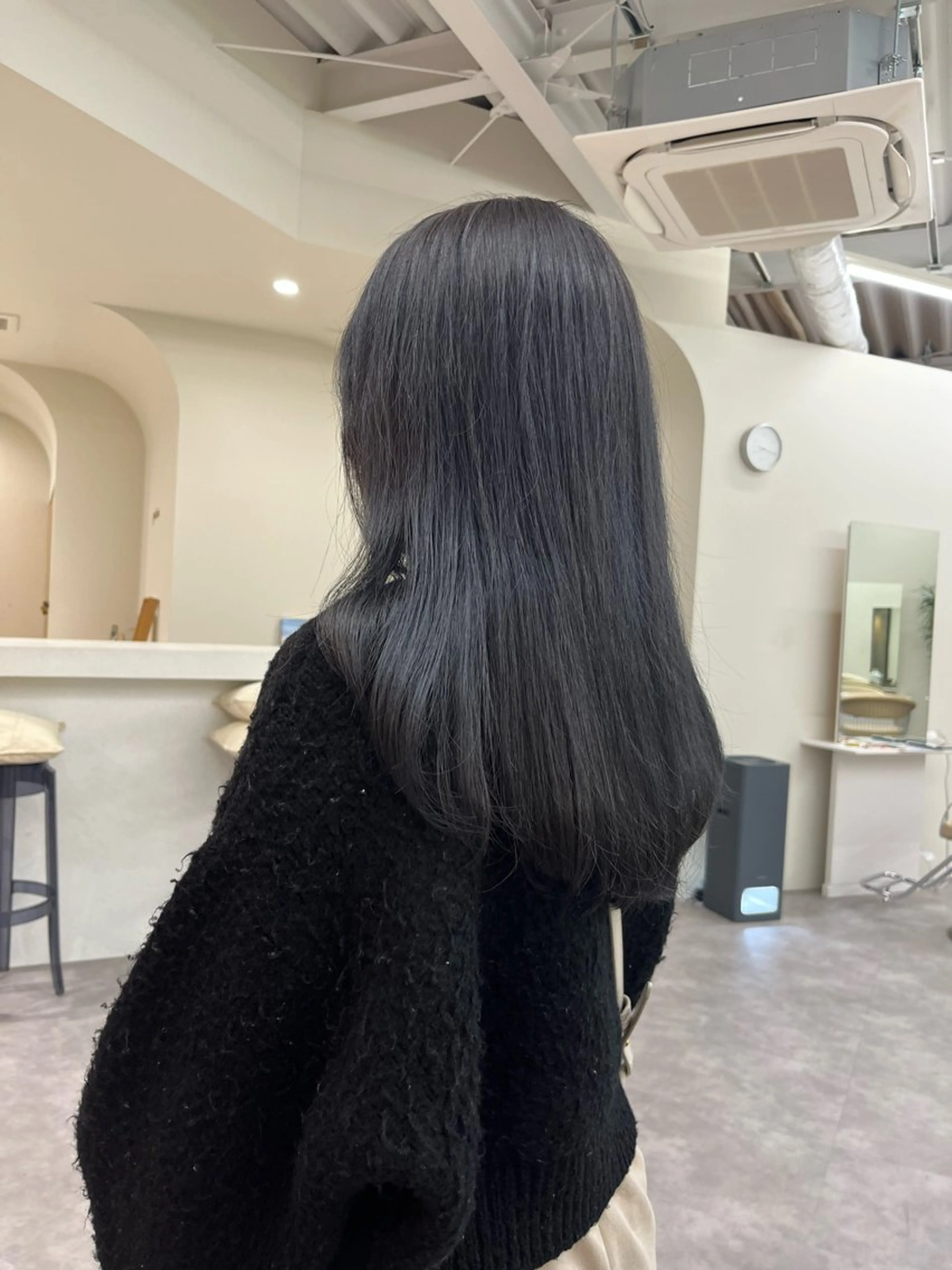 セミロング カラー 透明感カラー🌼 沙奈のヘアスタイル
