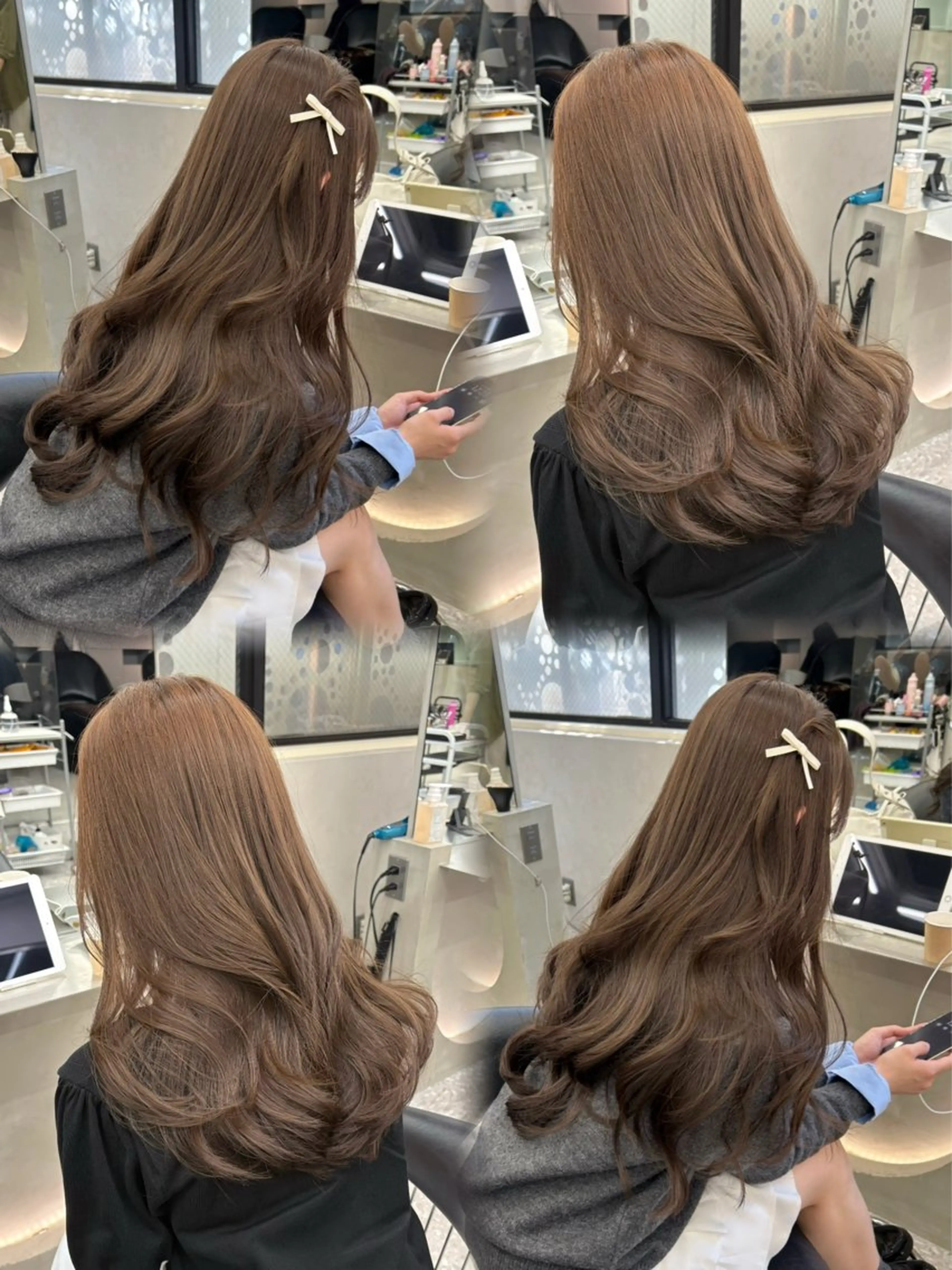 カラー ヘアカラー あ い か 🎀 レイヤーカットのヘアスタイル