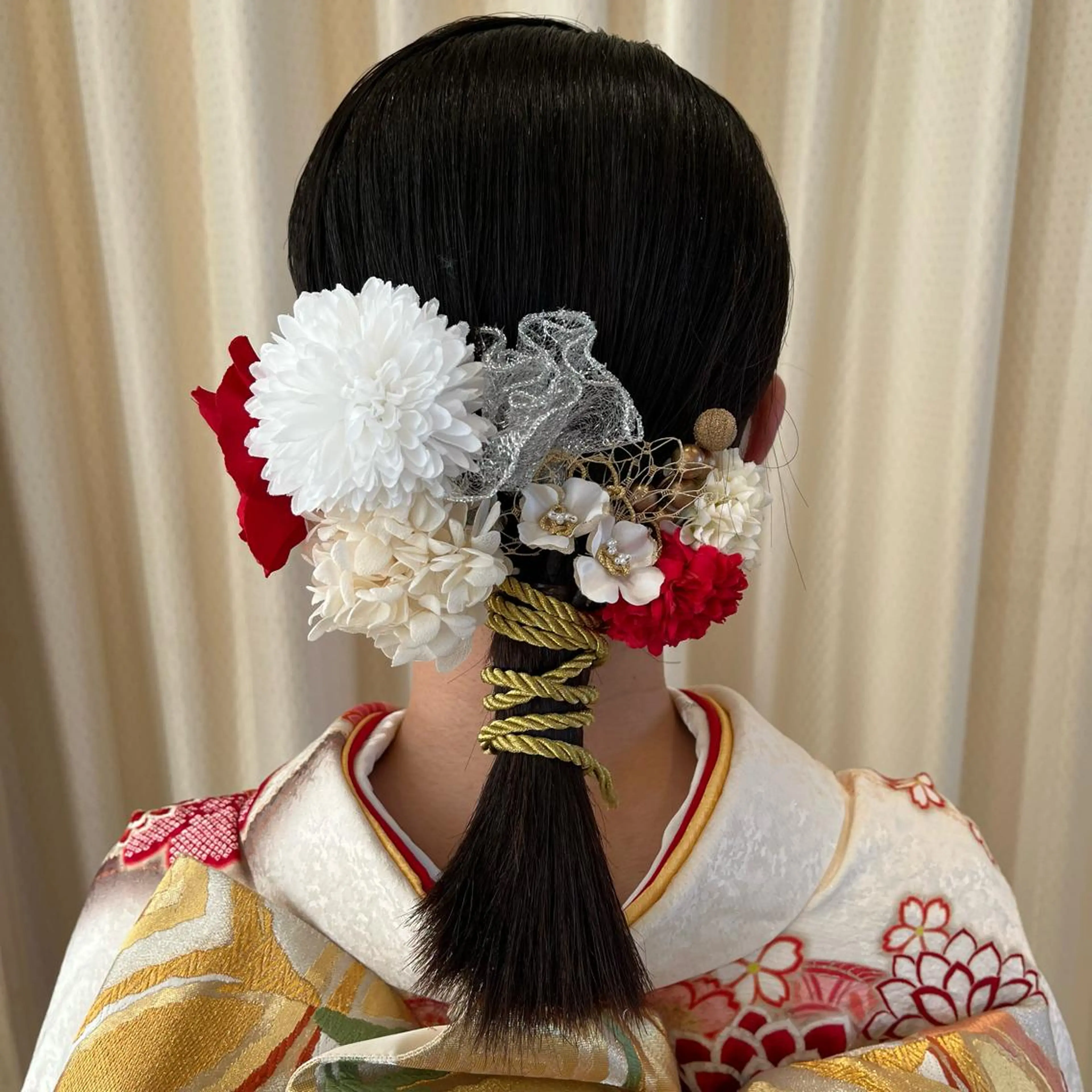 ショート ヘアアレンジ 着付け サソウ ユリエ🥥のヘアスタイル