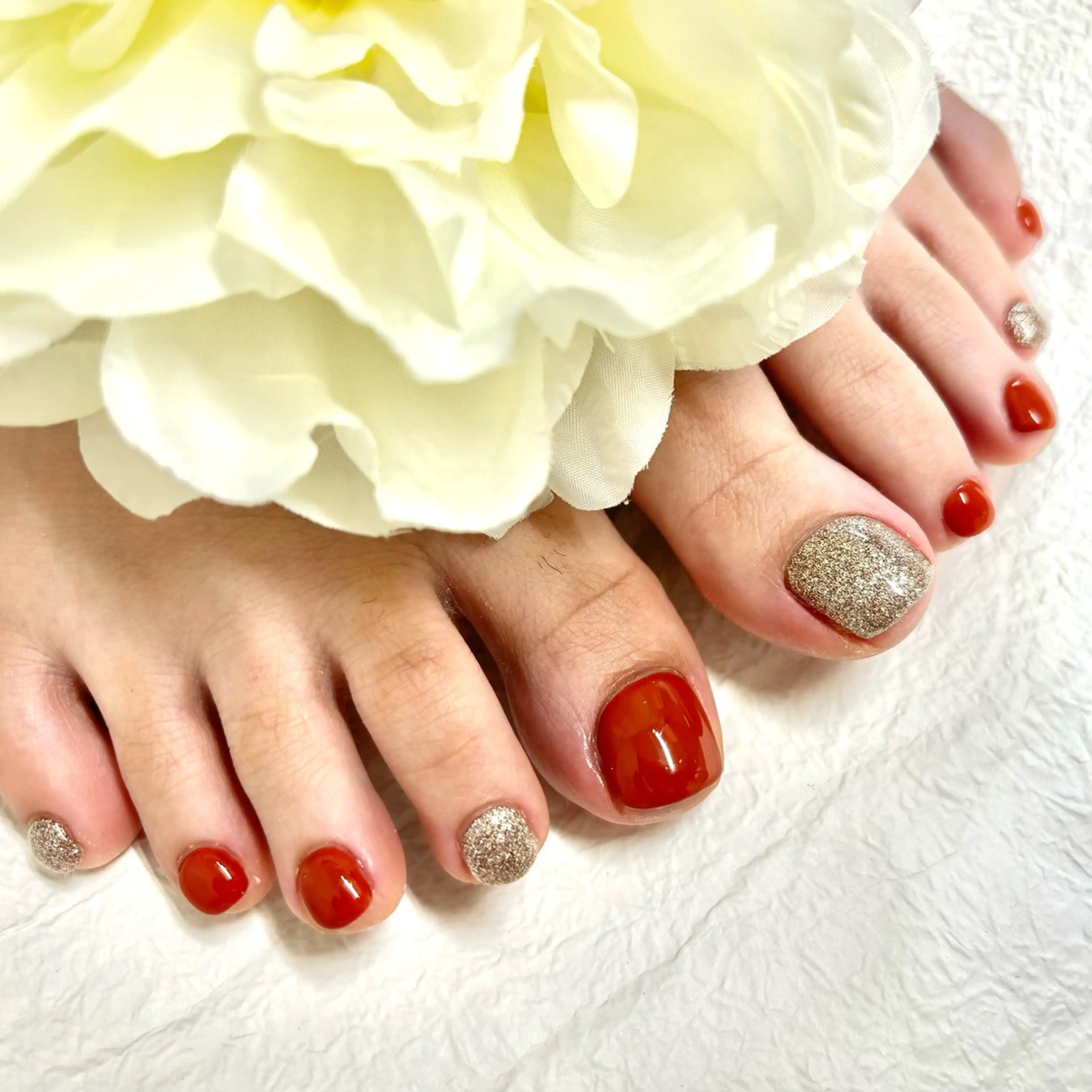 ネイル フットネイル S. kurumiのネイルデザイン