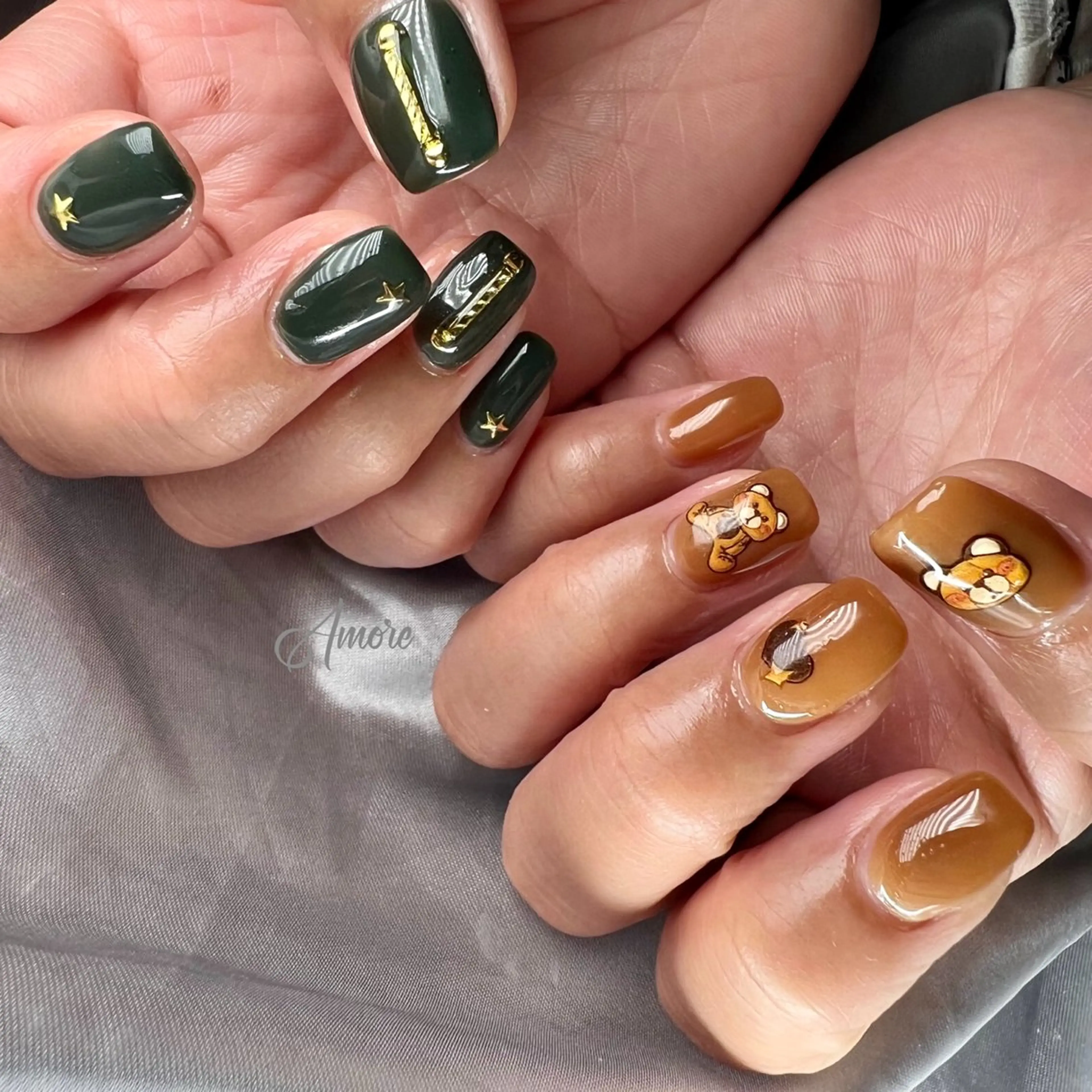 ネイル ジェルネイル 韓国ネイル パラジェル You kyehwaのネイルデザイン