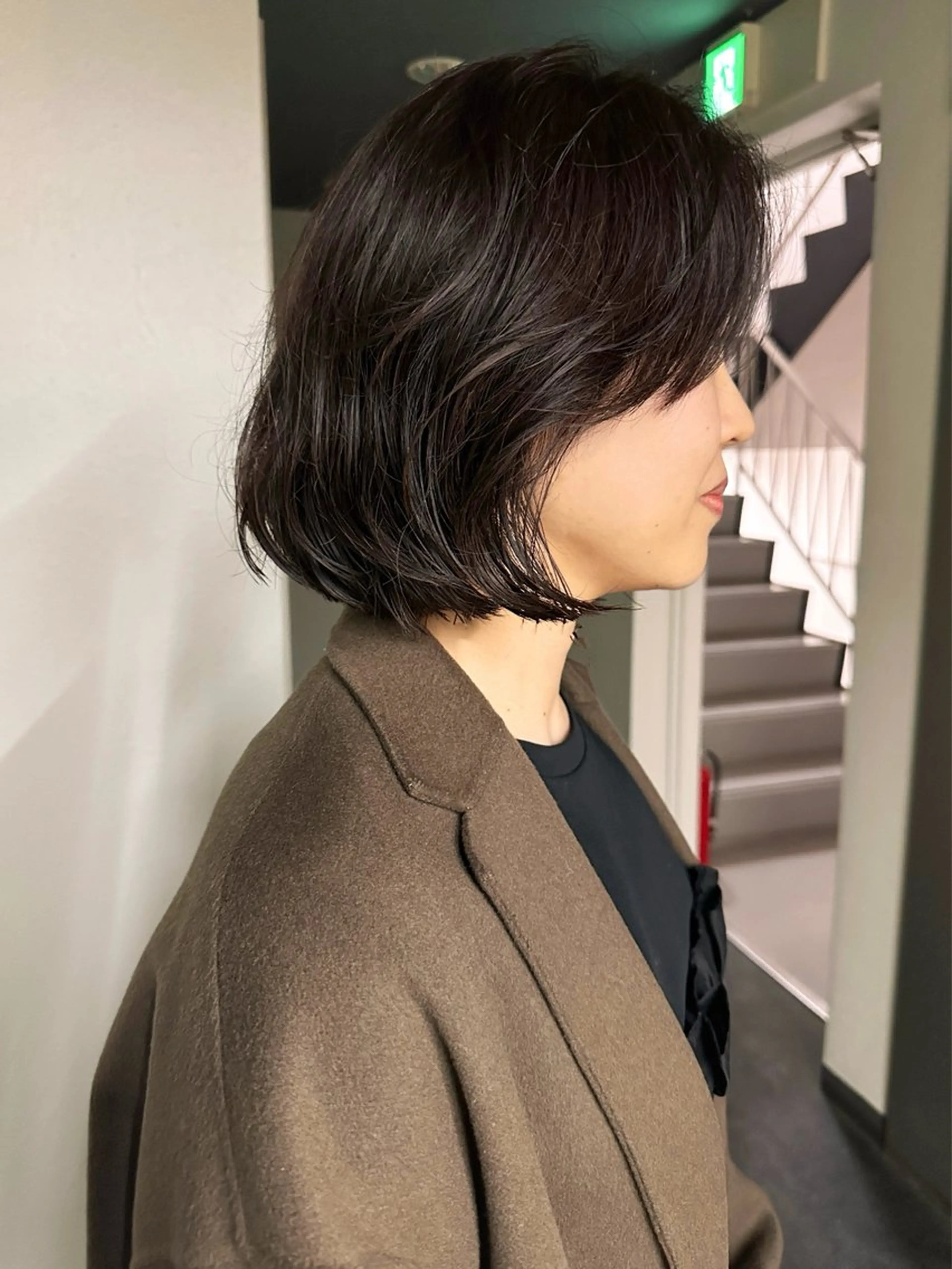 ショート カット トリートメント ボブ/レイヤー/ケア パーマ/リュウタのヘアスタイル