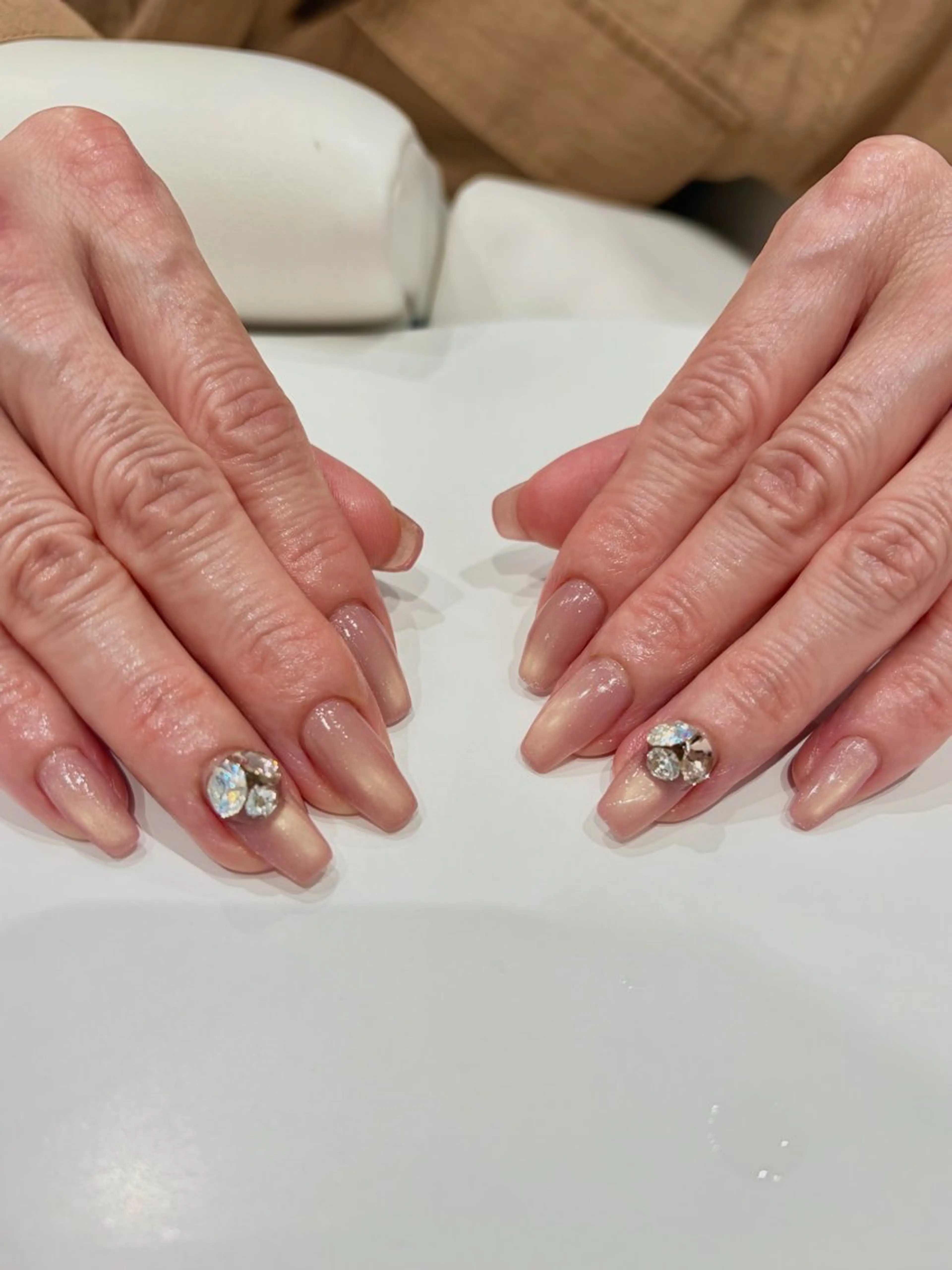 ネイル ストーンネイル ハンドネイル VINGTNAIL 土岐果鈴のネイルデザイン